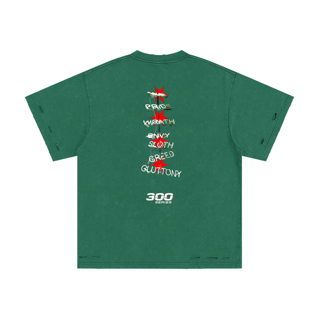 Wolvyn 7 Deadly Sins Heavyweight Cotton Washed Tee