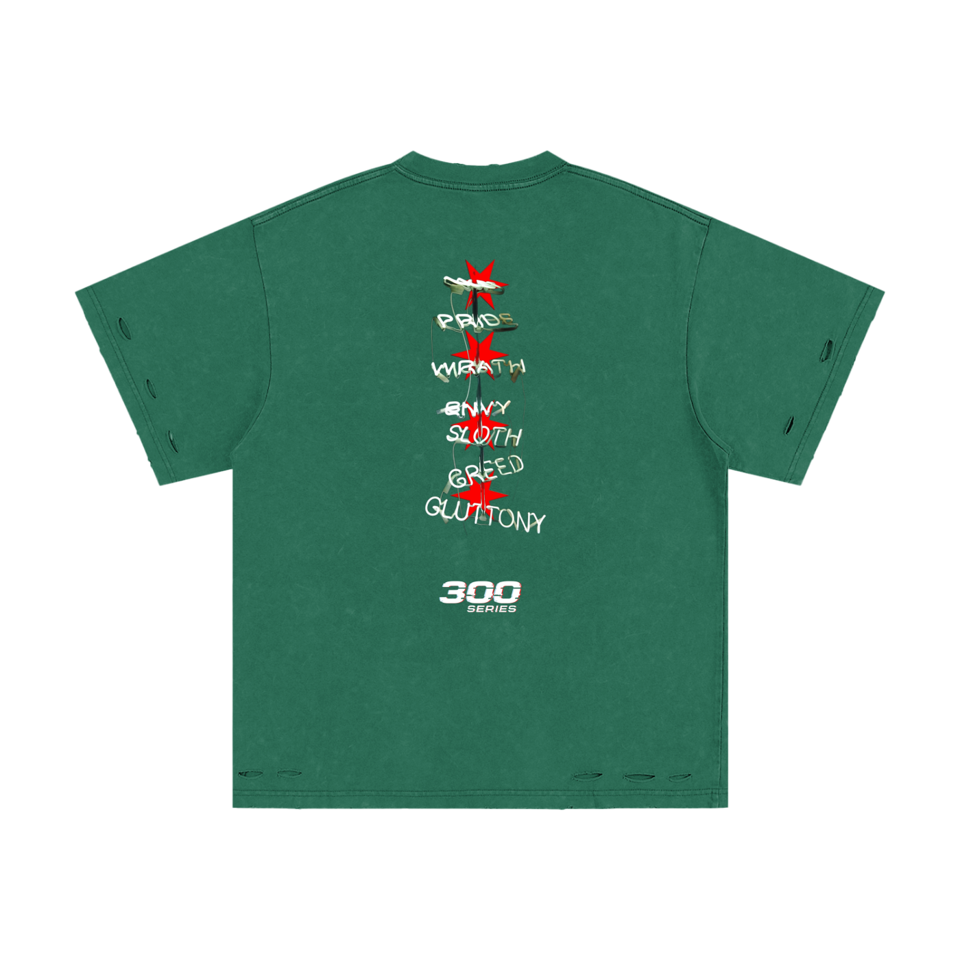 Wolvyn 7 Deadly Sins Heavyweight Cotton Washed Tee