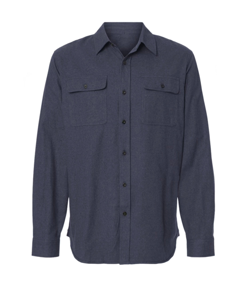 Wolvyn Mens Solid Flannel Shirt