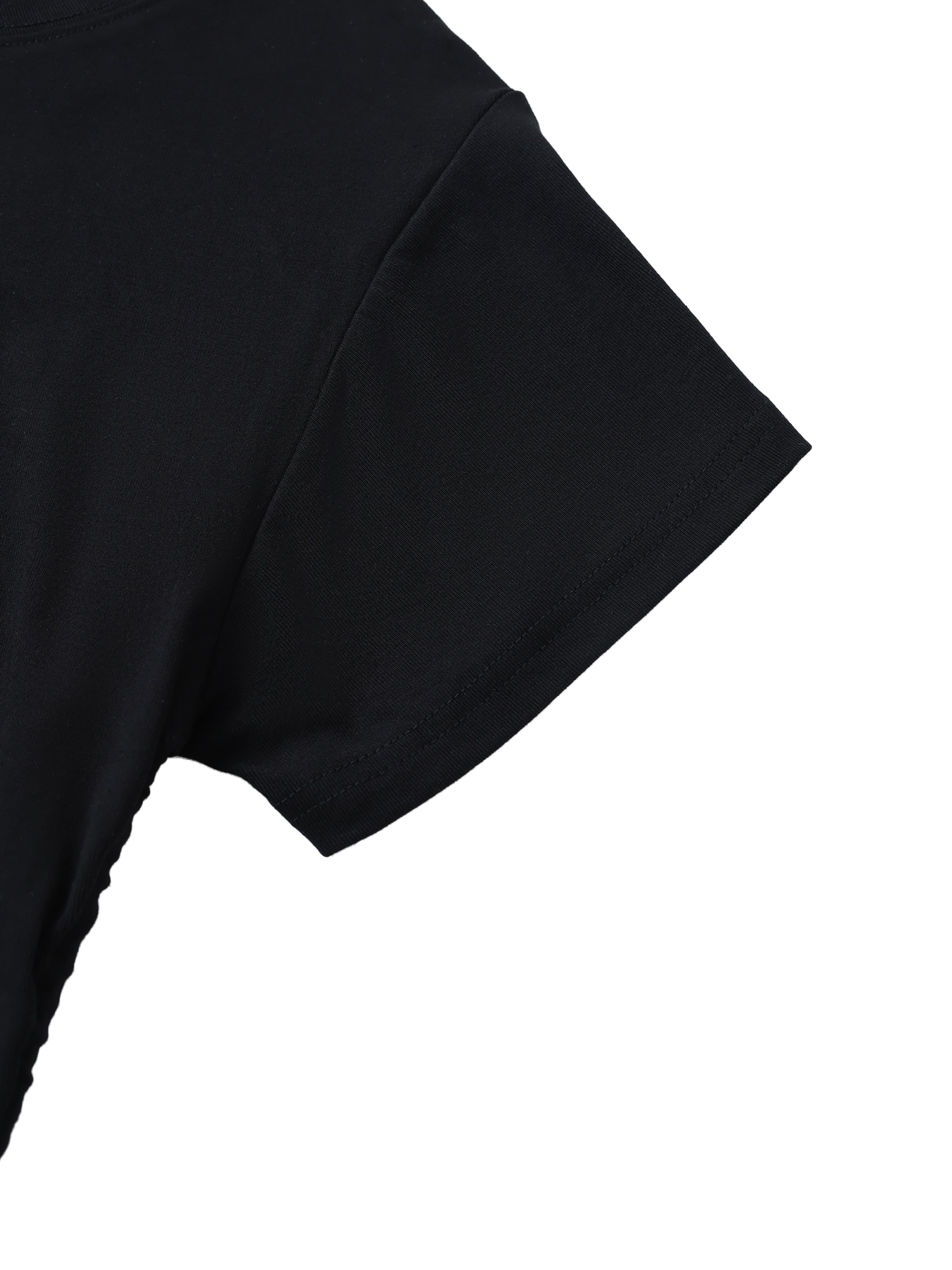 Adjustable Drawstring Crop Tee - Wolvyn Apparel