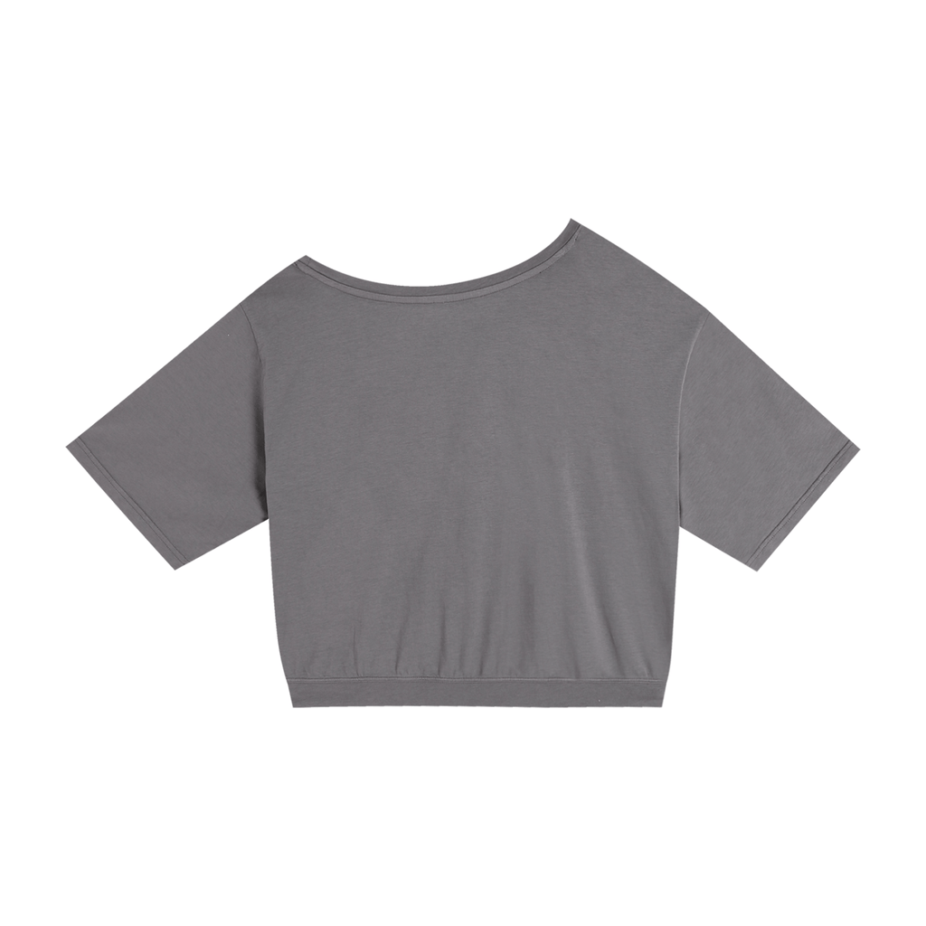 Asymmetric Shoulder Oversized Cotton T-Shirt - Wolvyn Apparel