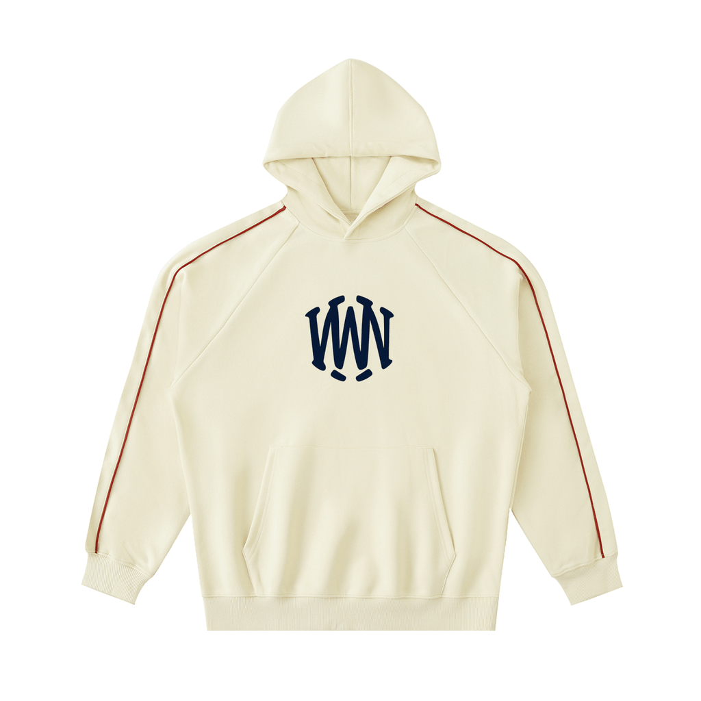 Contrast Piping Raglan Hoodie - Wolvyn Apparel