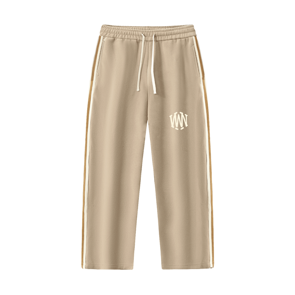 Contrast Side - Stripe Straight - Leg Pants - Wolvyn Apparel