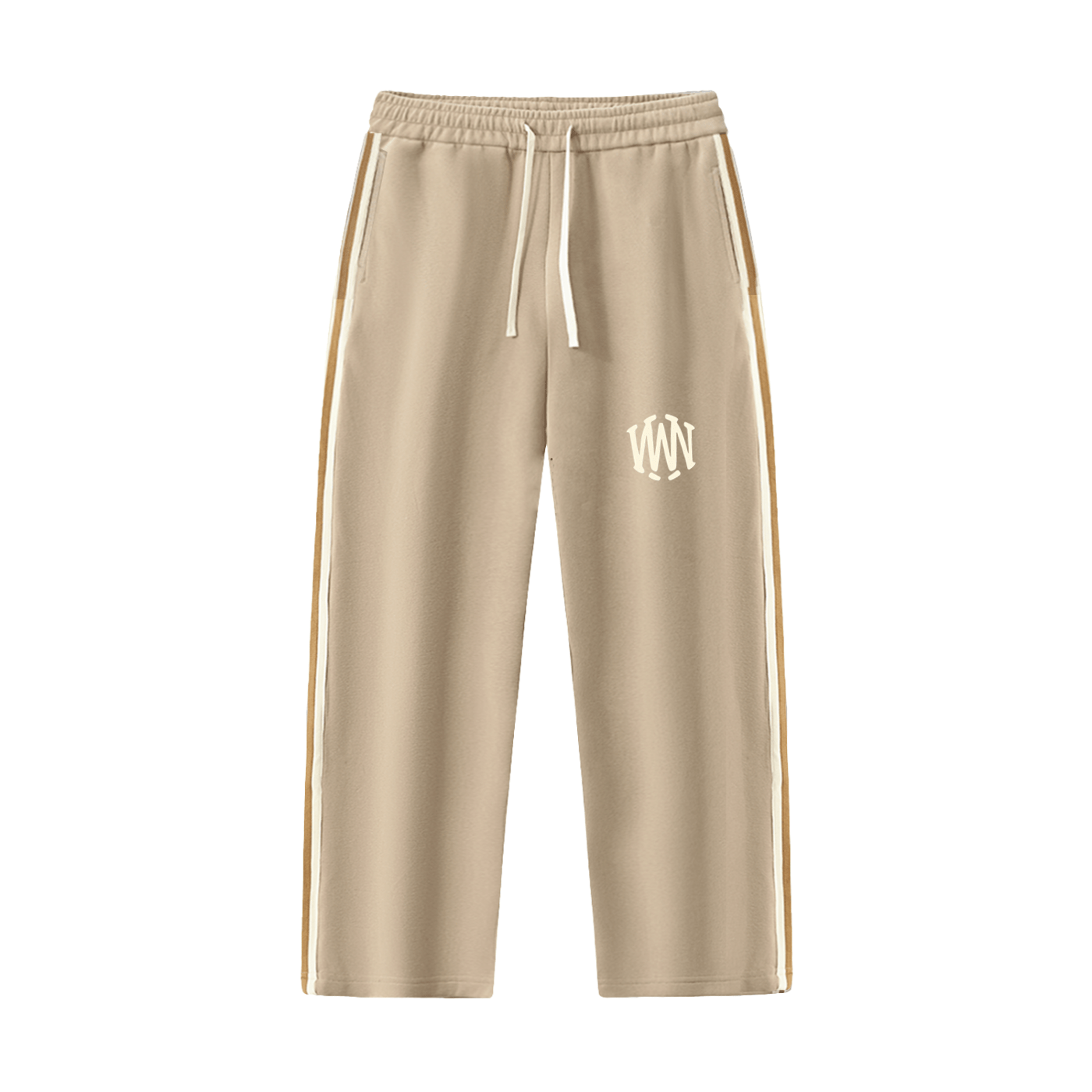 Contrast Side - Stripe Straight - Leg Pants - Wolvyn Apparel