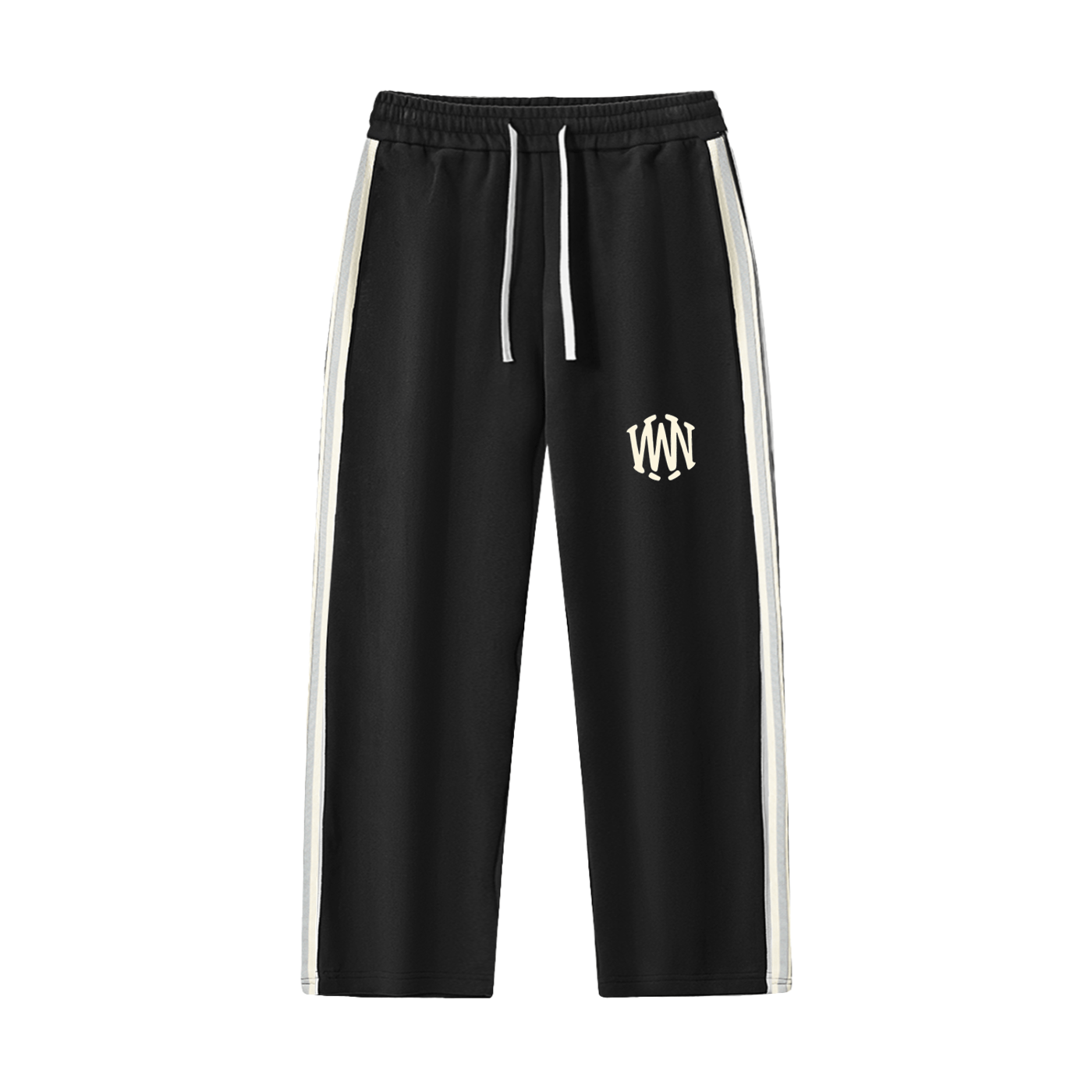 Contrast Side - Stripe Straight - Leg Pants - Wolvyn Apparel