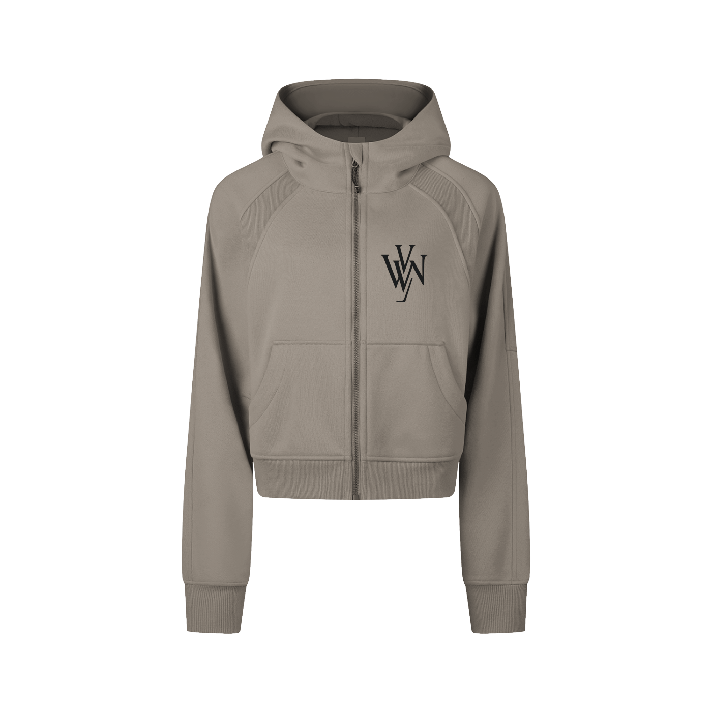 Cropped Zip - Through Hoodie - Wolvyn Apparel