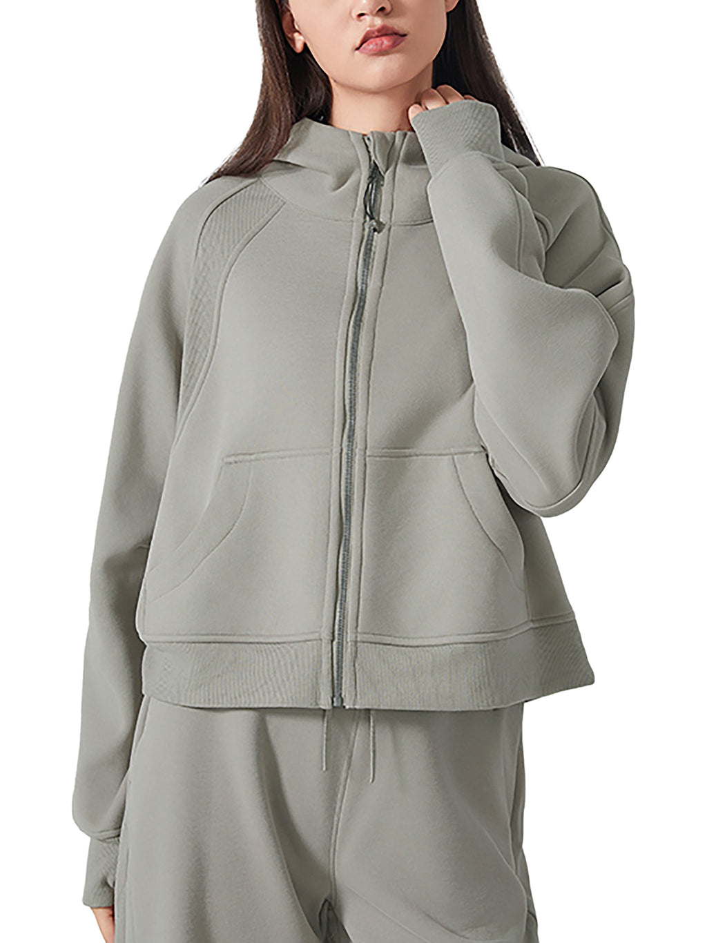 Cropped Zip - Through Hoodie - Wolvyn Apparel