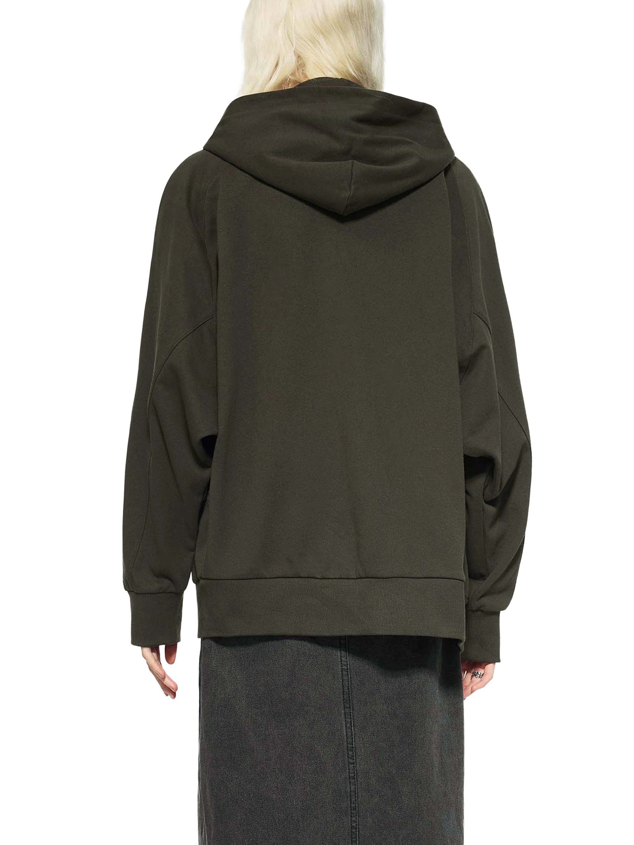 Dolman Sleeve Zip - Through Fleece Hoodie - Wolvyn Apparel