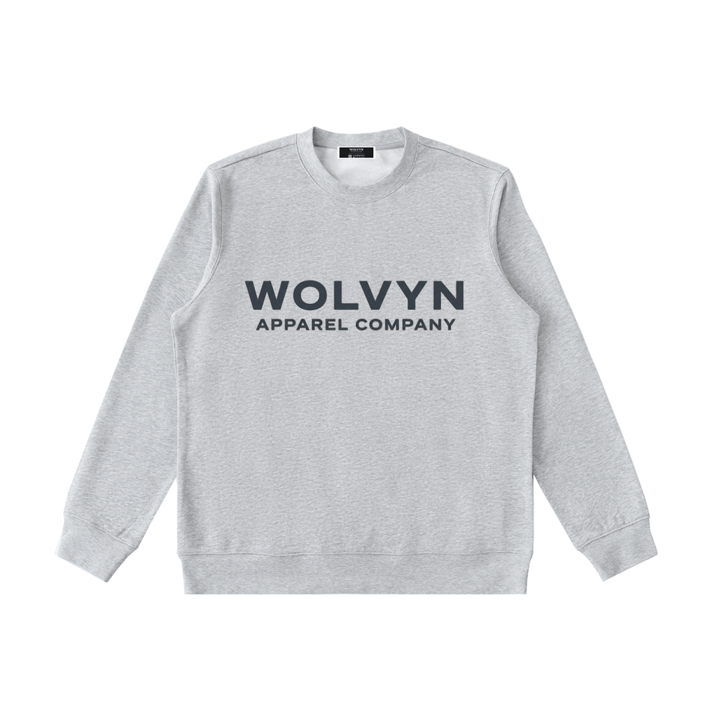 Essential Heavyweight Crewneck Sweatshirt - Wolvyn Apparel