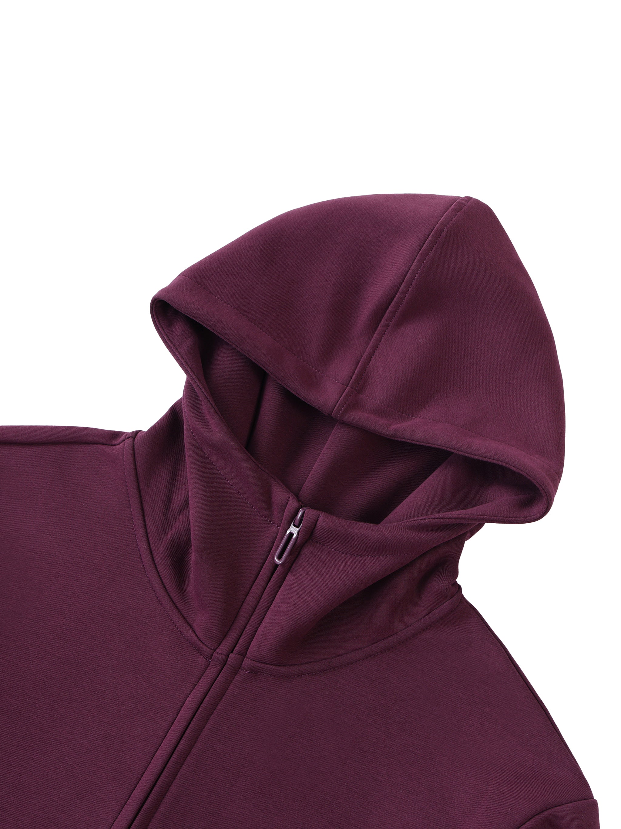 Essential Heavyweight High Neck Zip - Up Hoodie - Wolvyn Apparel