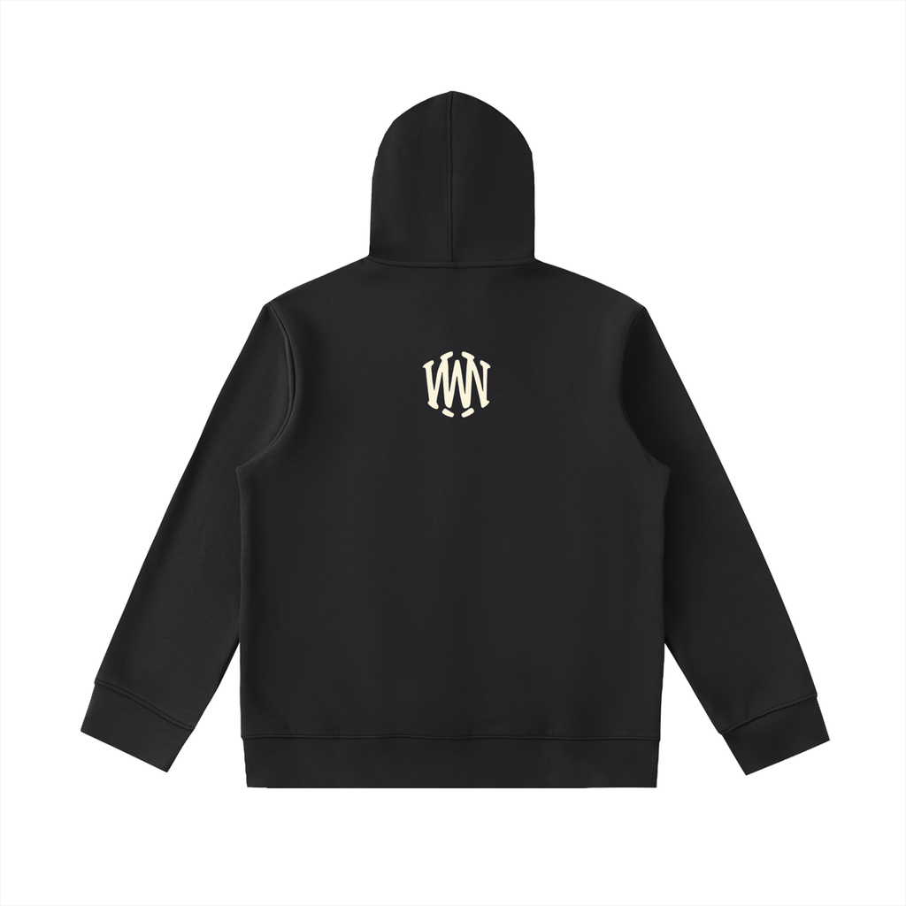 Essential Heavyweight High Neck Zip - Up Hoodie - Wolvyn Apparel