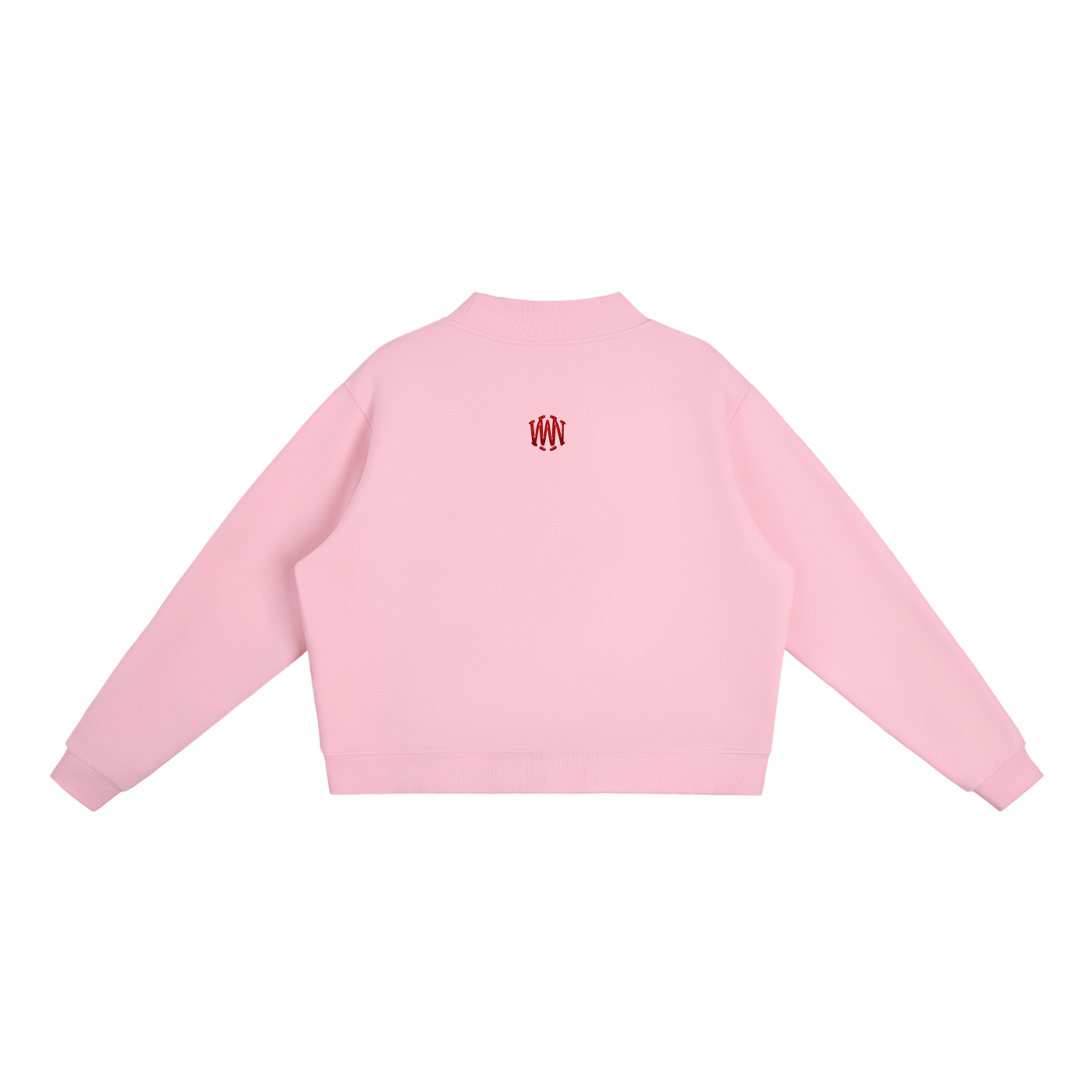 Fleece Mock Neck Crop Sweat - Wolvyn Apparel