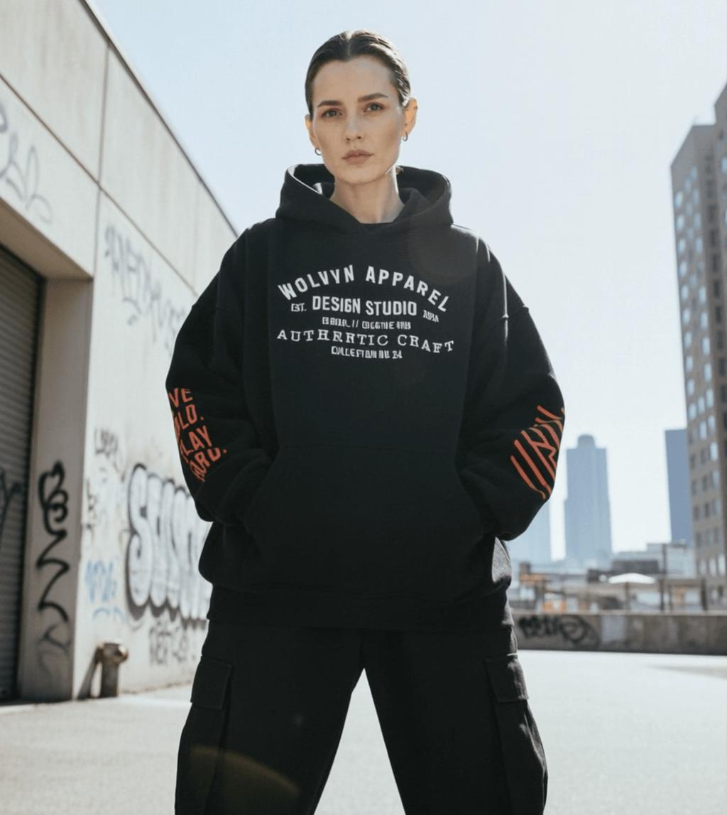 Fleeced Cotton Oversize Hoodie - Wolvyn Apparel