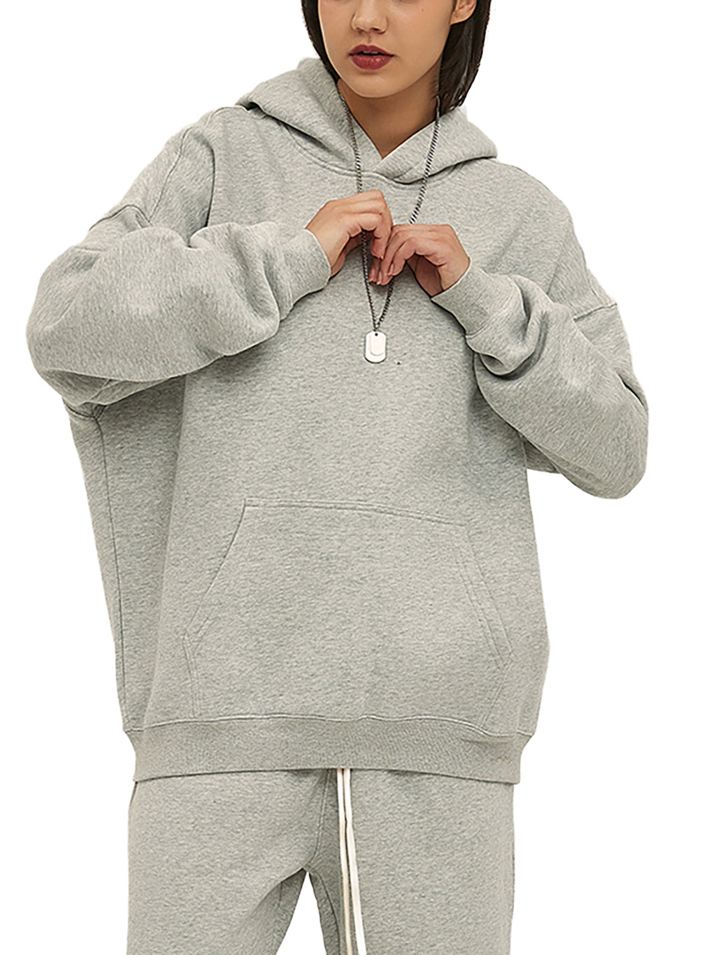 Fleeced Cotton Oversize Hoodie - Wolvyn Apparel