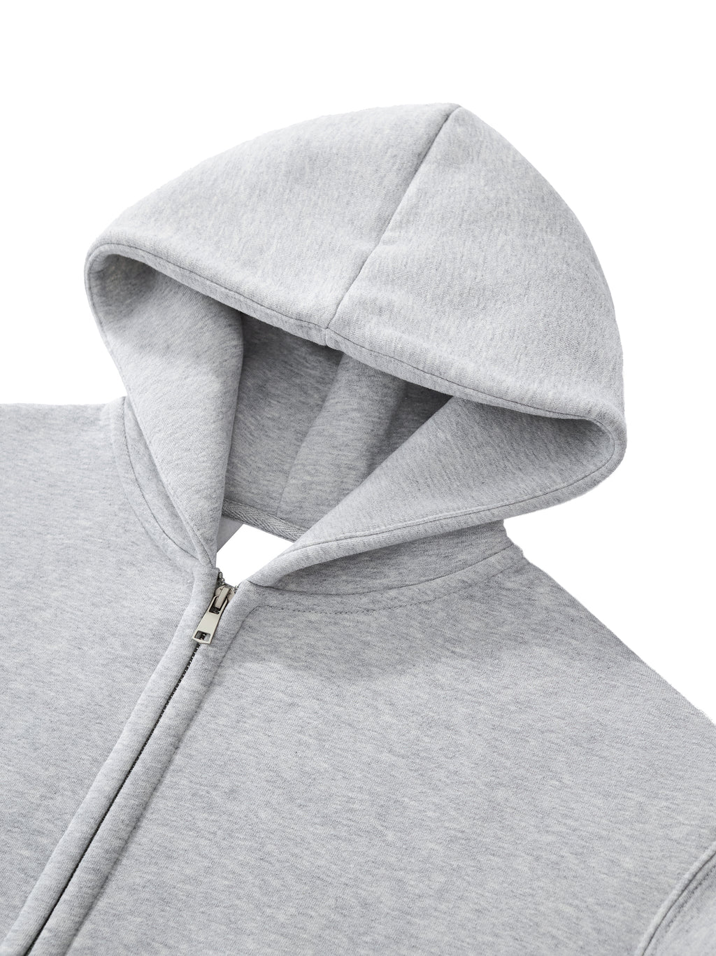 Fleeced Zip - Up Cropped Hoodie - Wolvyn Apparel