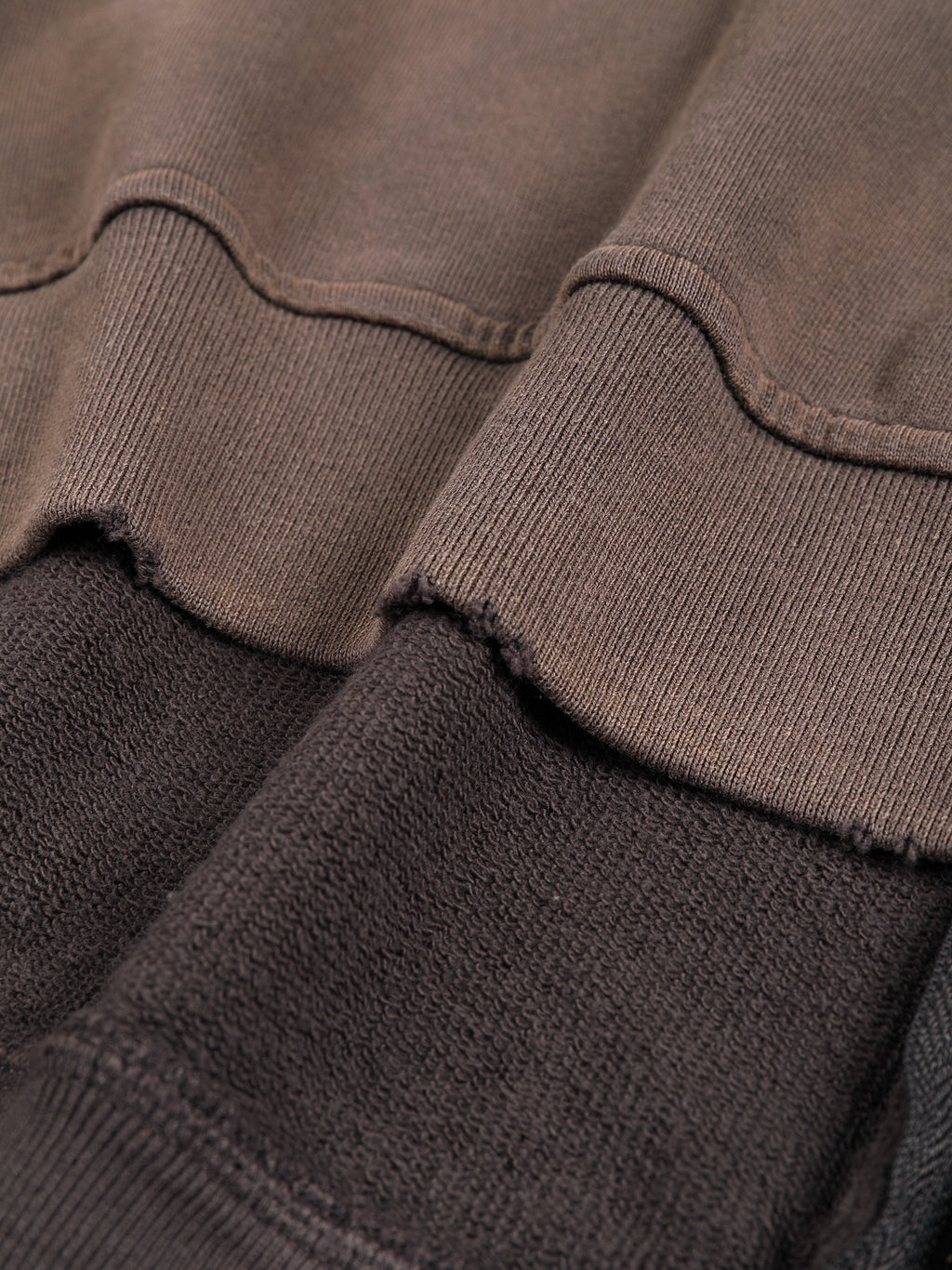 Hand - Frayed Sunfade Zip Hoodie - Wolvyn Apparel