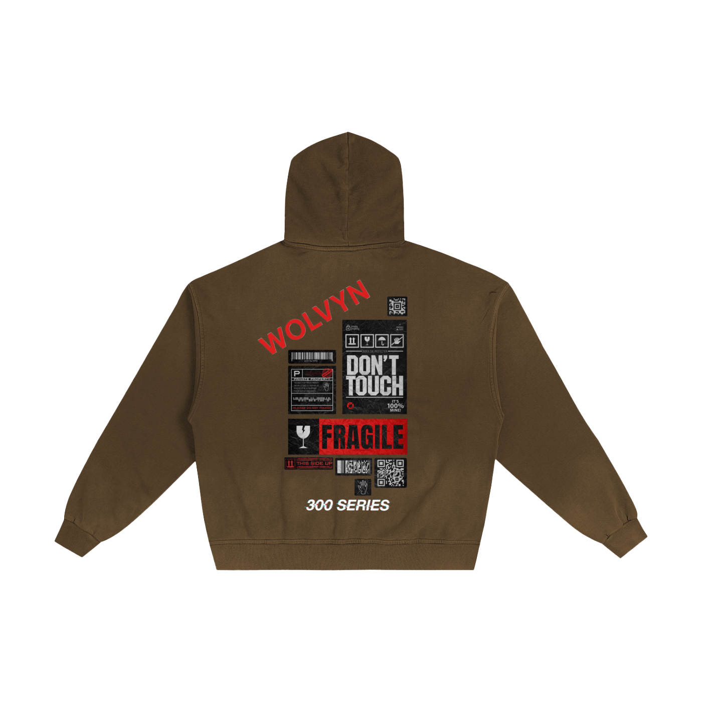 Hand - Frayed Sunfade Zip Hoodie - Wolvyn Apparel