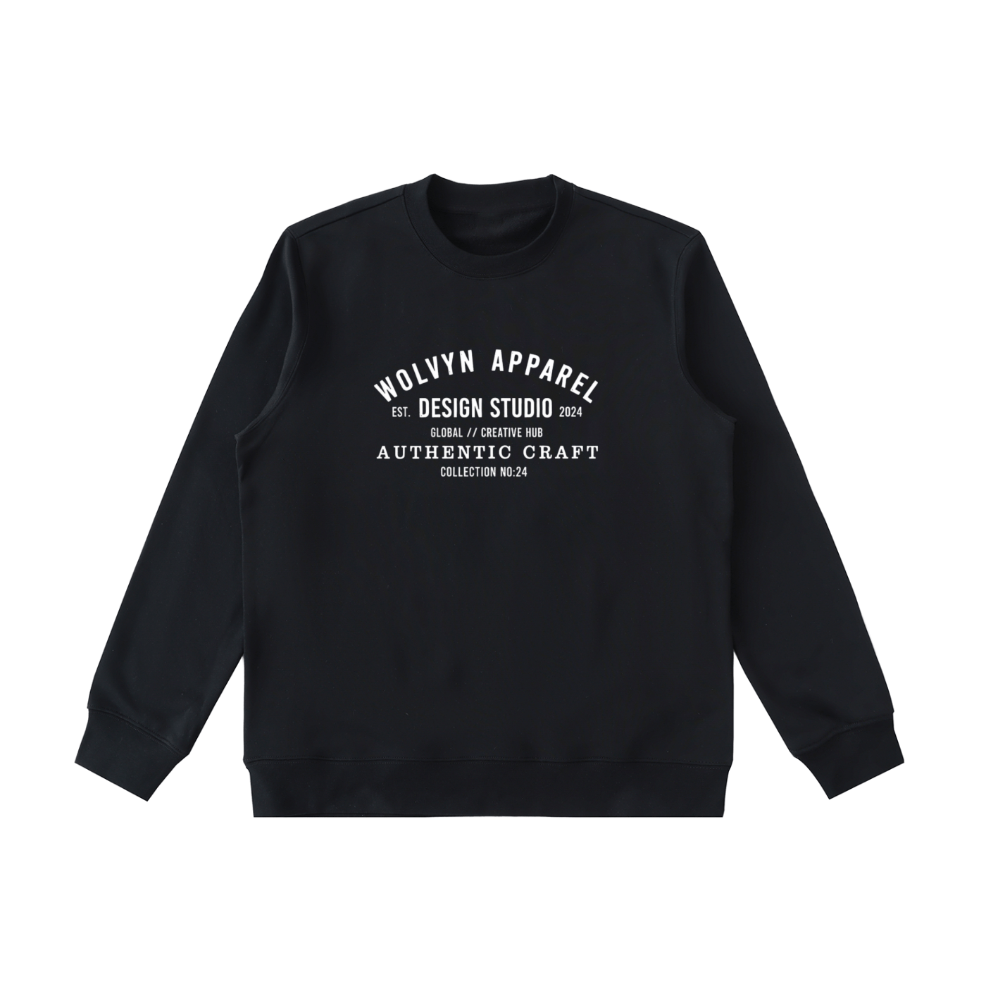 Heavyweight Cotton Crewneck - Wolvyn Apparel