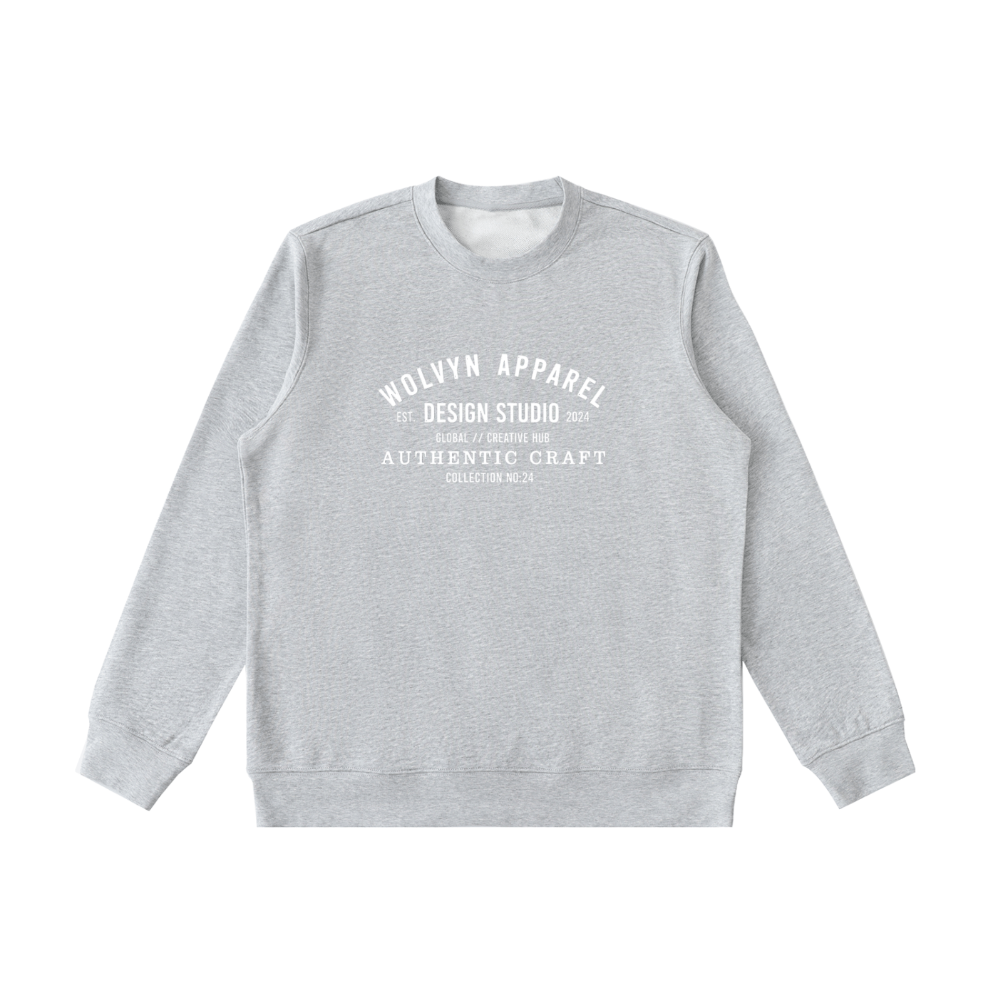 Heavyweight Cotton Crewneck - Wolvyn Apparel