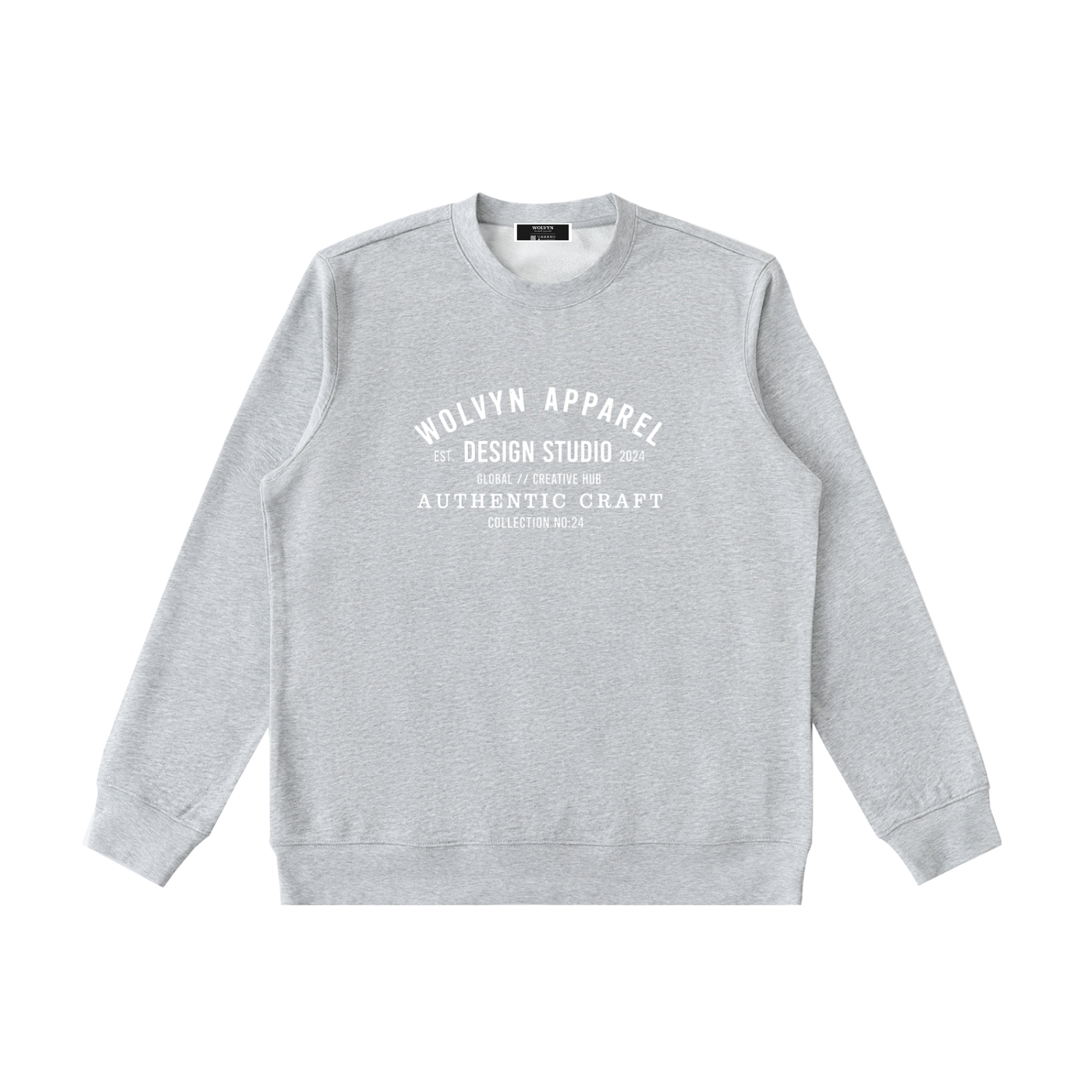 Heavyweight Cotton Crewneck - Wolvyn Apparel