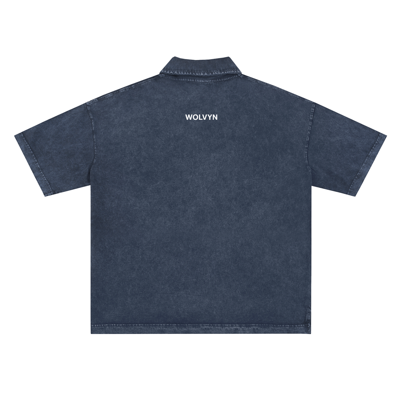 Heavyweight Snow - Washed Polo T-Shirt - Wolvyn Apparel