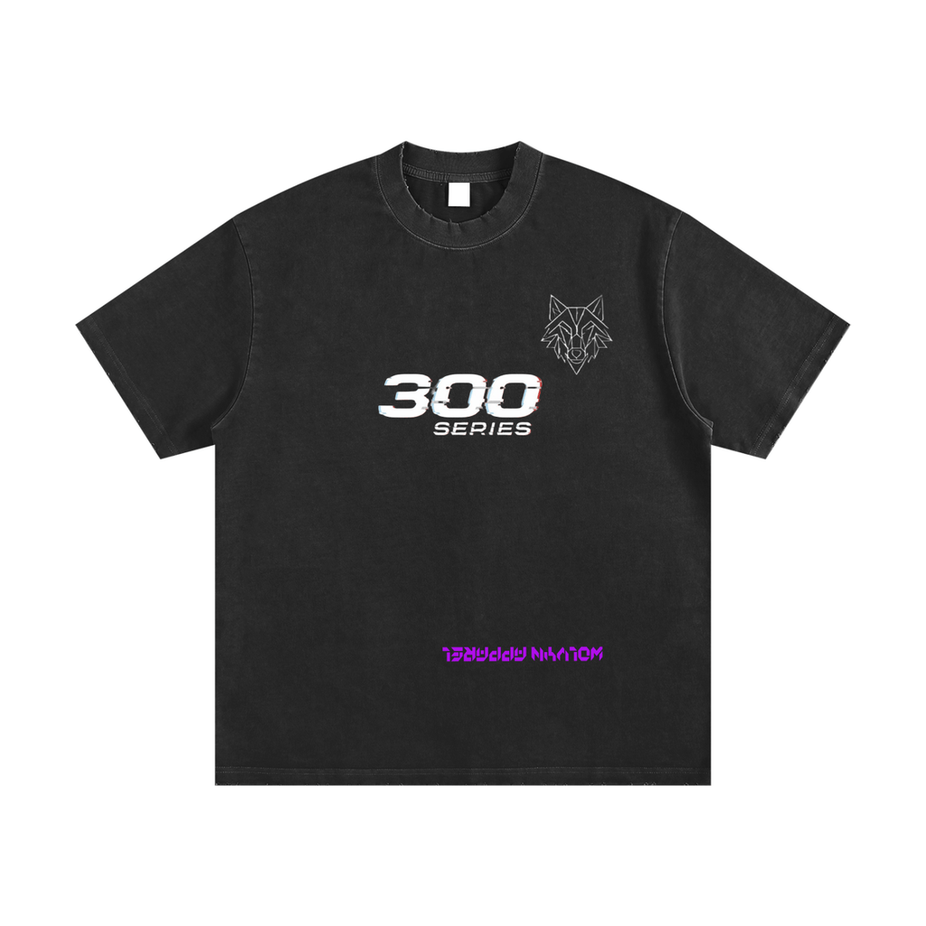 Heavyweight Vintage Washed Frayed T-Shirt - Wolvyn Apparel