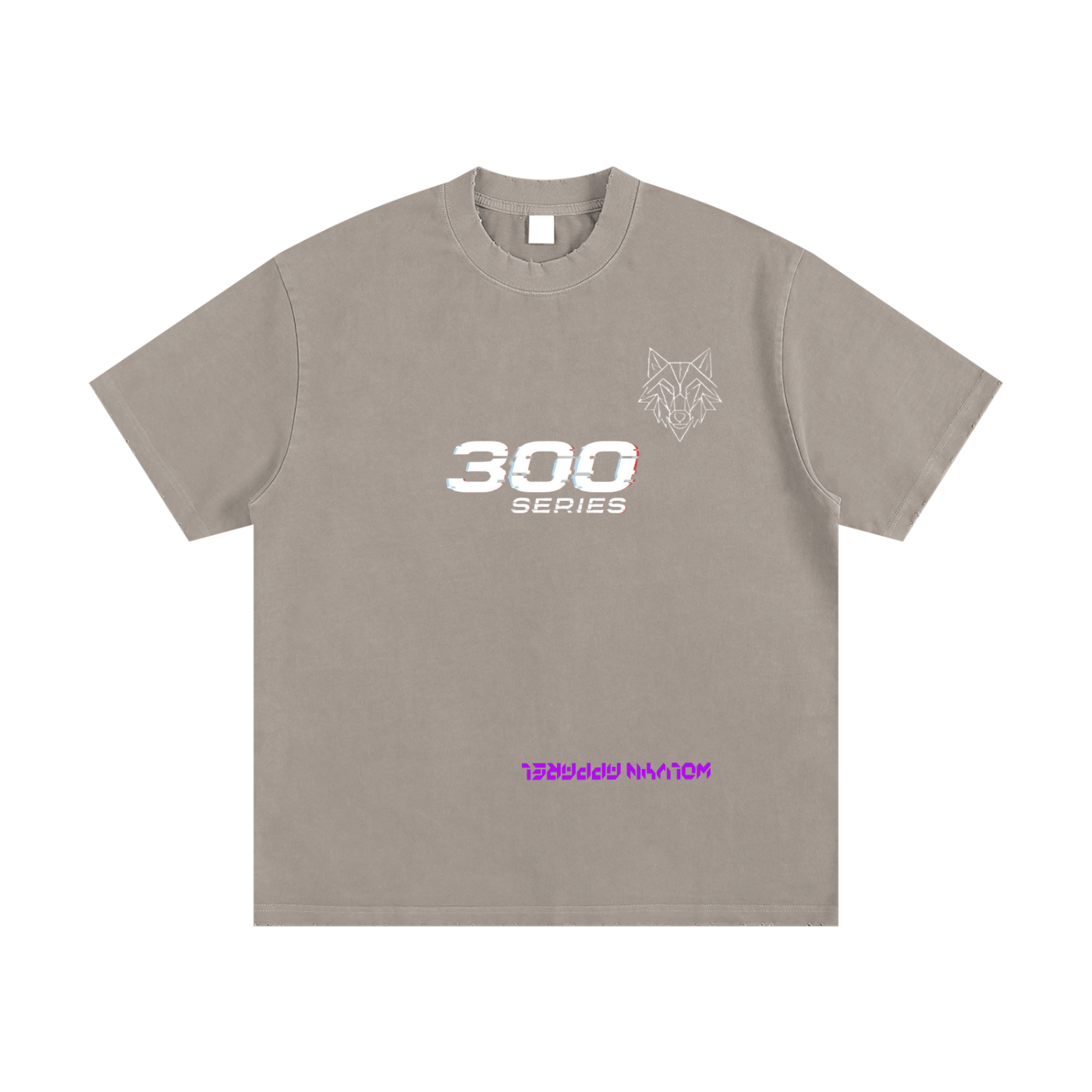 Heavyweight Vintage Washed Frayed T-Shirt - Wolvyn Apparel