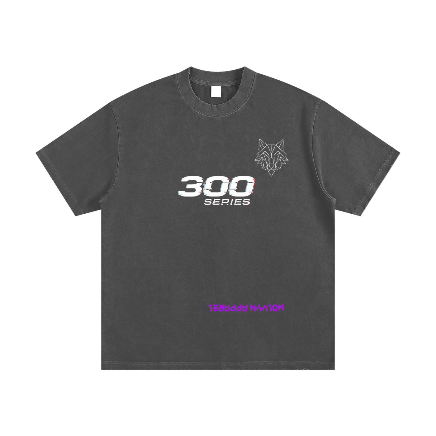 Heavyweight Vintage Washed Frayed T-Shirt - Wolvyn Apparel