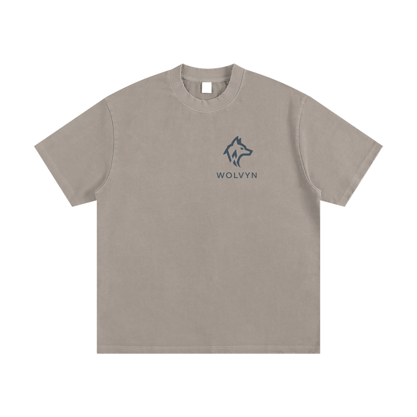 Heavyweight Vintage Washed Frayed T-Shirt - Wolvyn Apparel