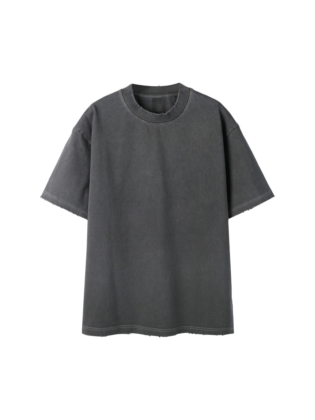Heavyweight Vintage Washed Frayed T-Shirt - Wolvyn Apparel