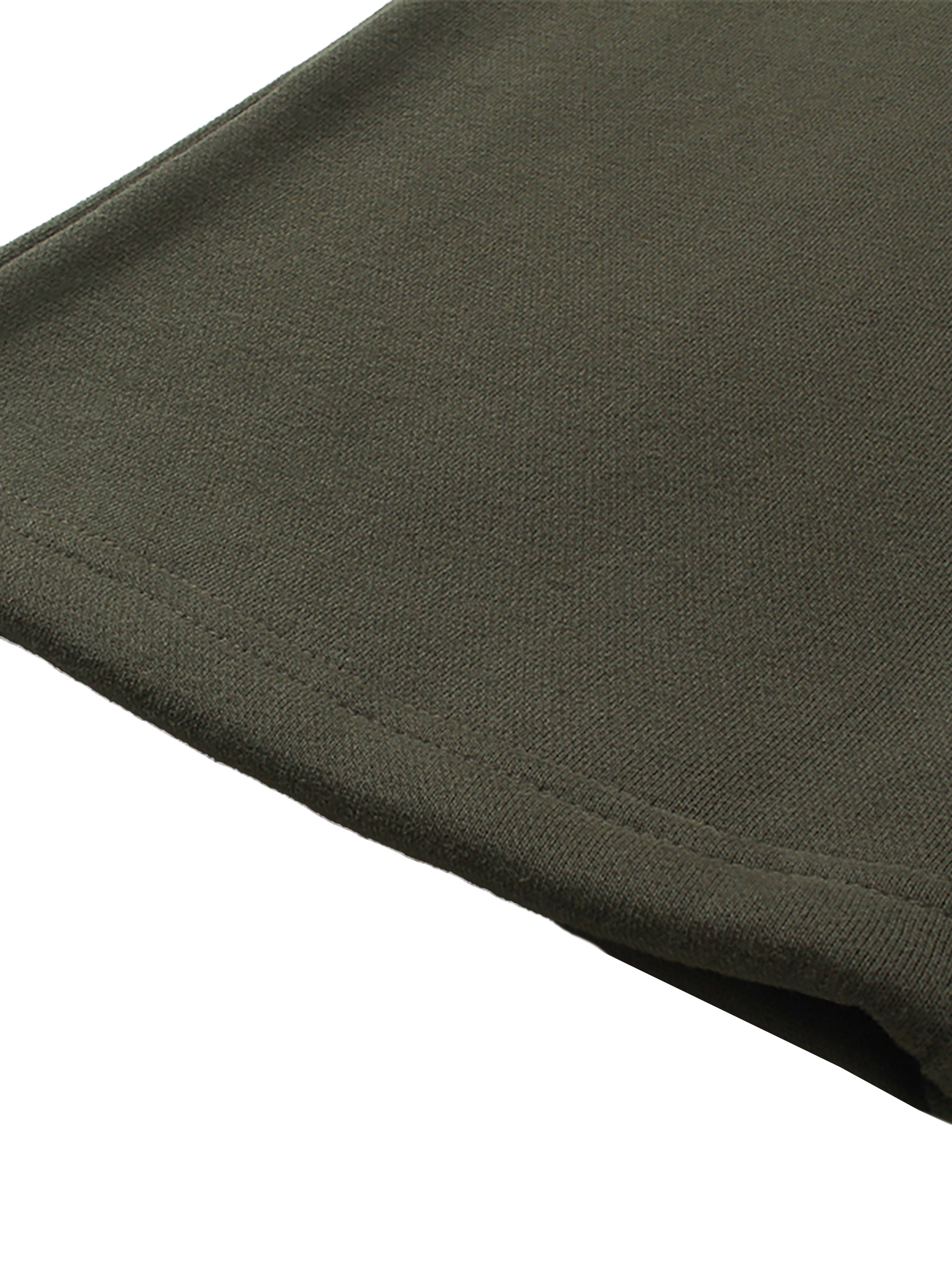 Wolvyn Unisex Solid Color Fleece Straight Leg Pants