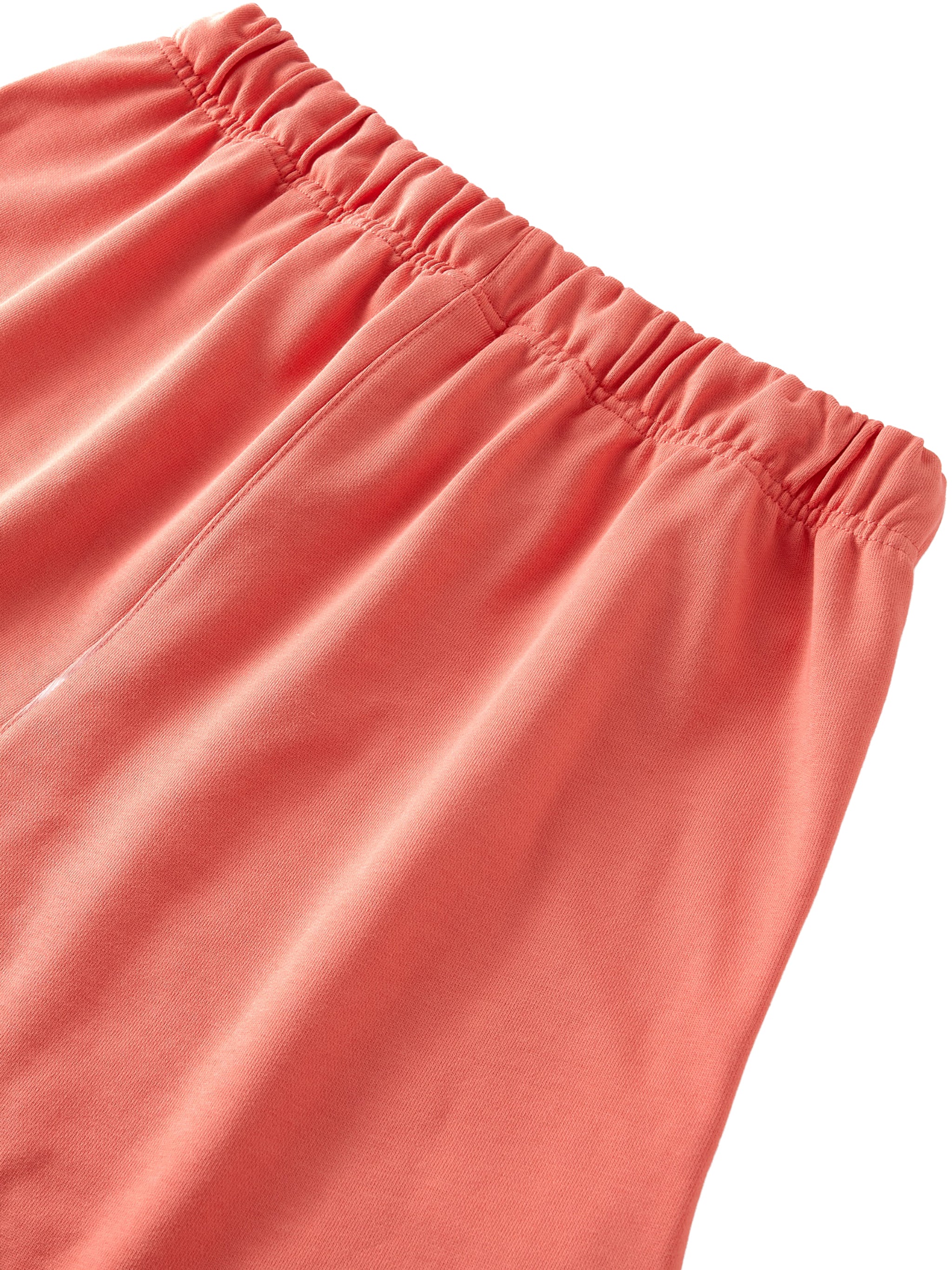 Wolvyn Neck Tag Earth Tone Loose Fit Cotton Shorts