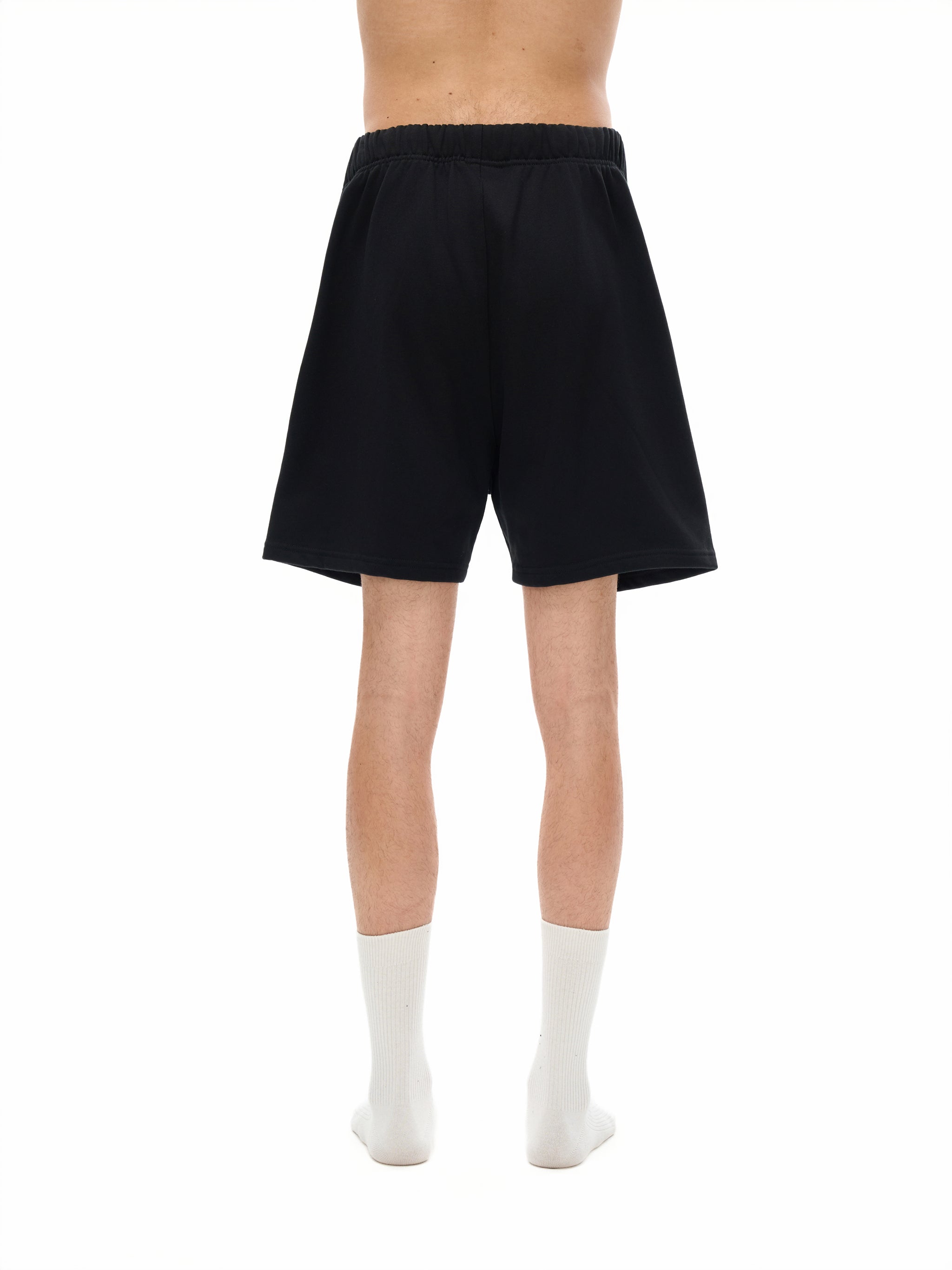 Wolvyn Neck Tag Earth Tone Loose Fit Cotton Shorts