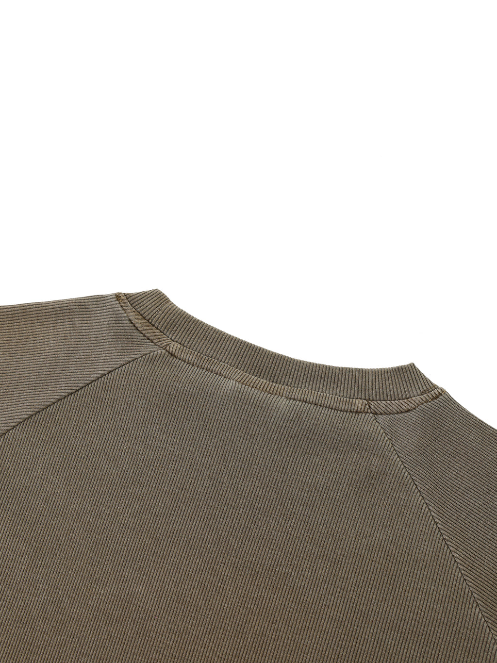 Wolvyn Dyed Washed Raglan Long Sleeve Slim T-Shirt