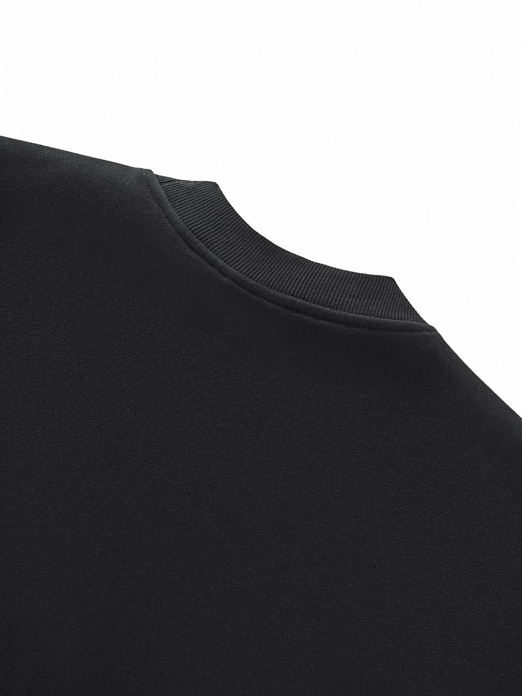 Wolvyn Samurai Fleece Side Slit Crewneck Sweatshirt