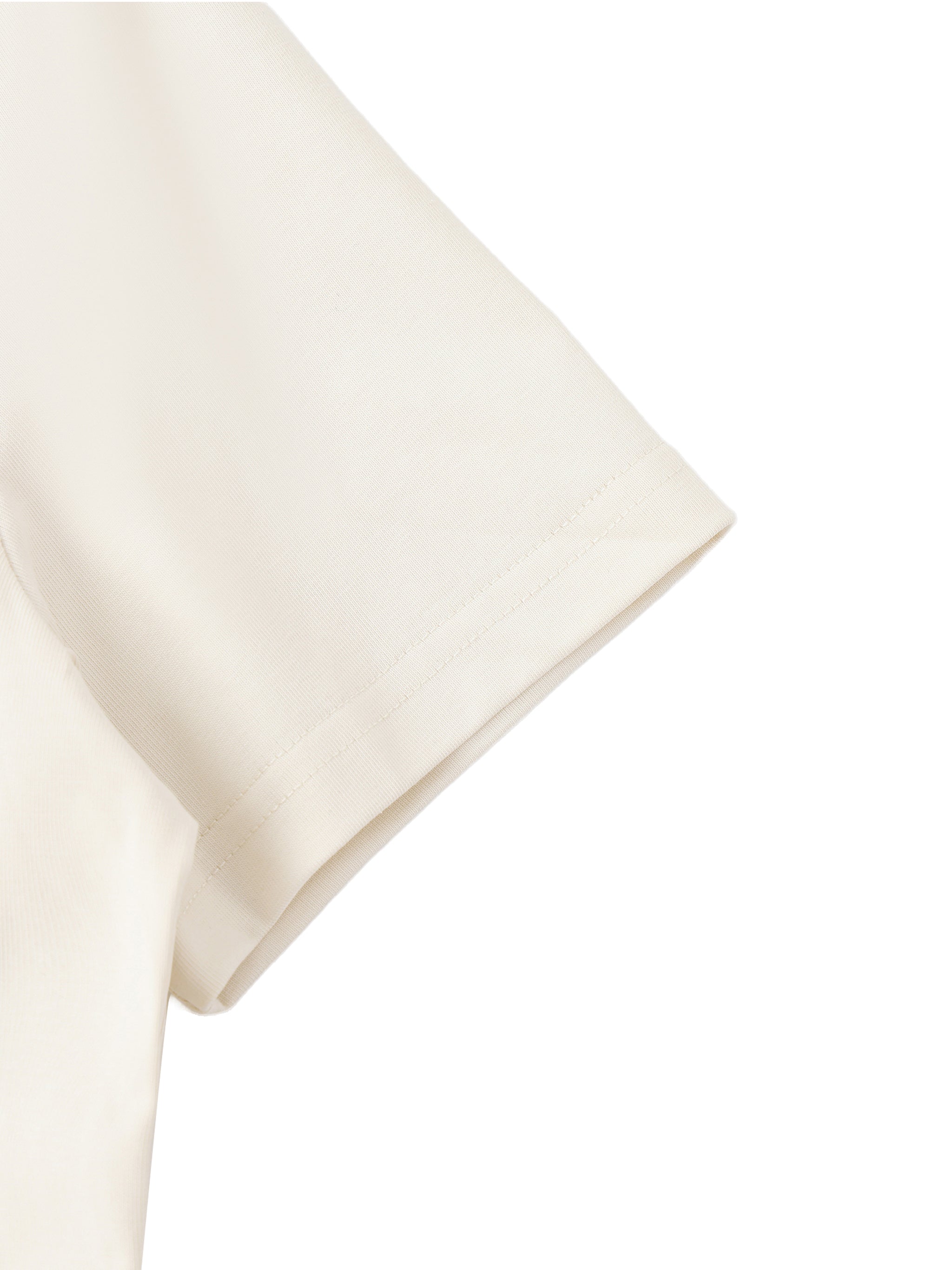 Cotton-Blend Crop Tee