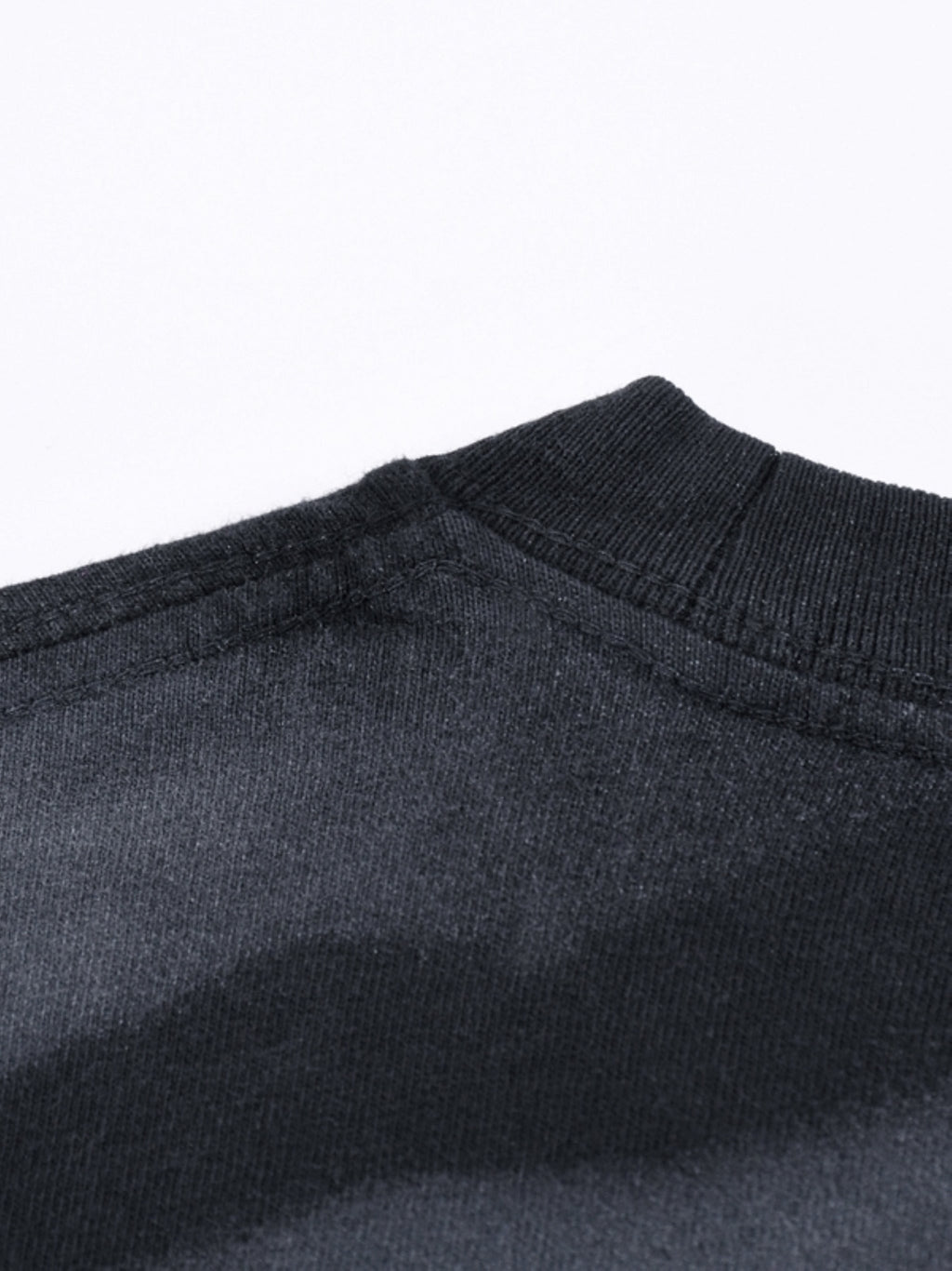 Irregular Stripe Frayed Edge T-Shirt - Wolvyn Apparel