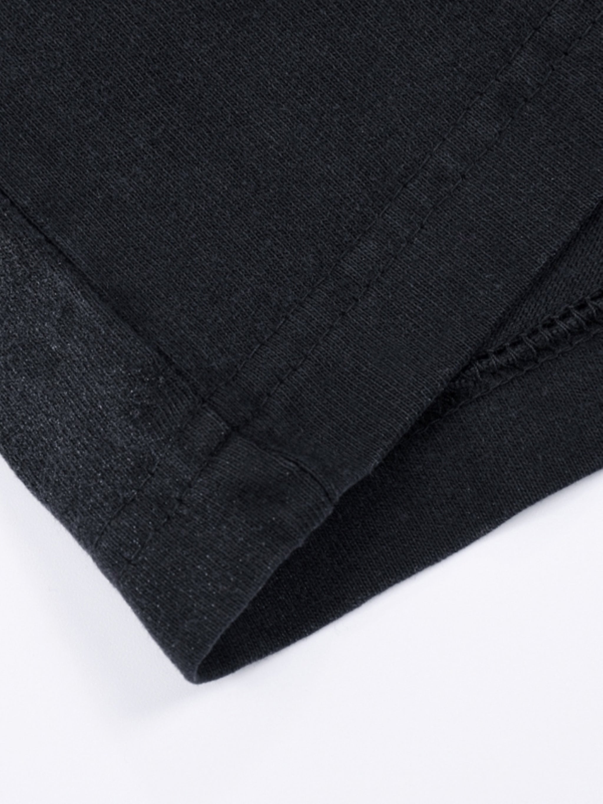 Irregular Stripe Frayed Edge T-Shirt - Wolvyn Apparel