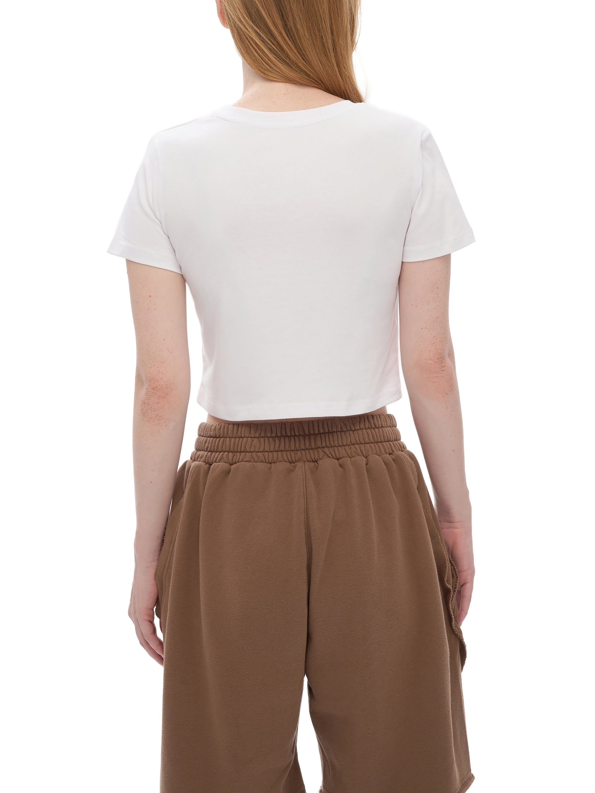 Ladies Fitted Crop Cotton Tee - Wolvyn Apparel