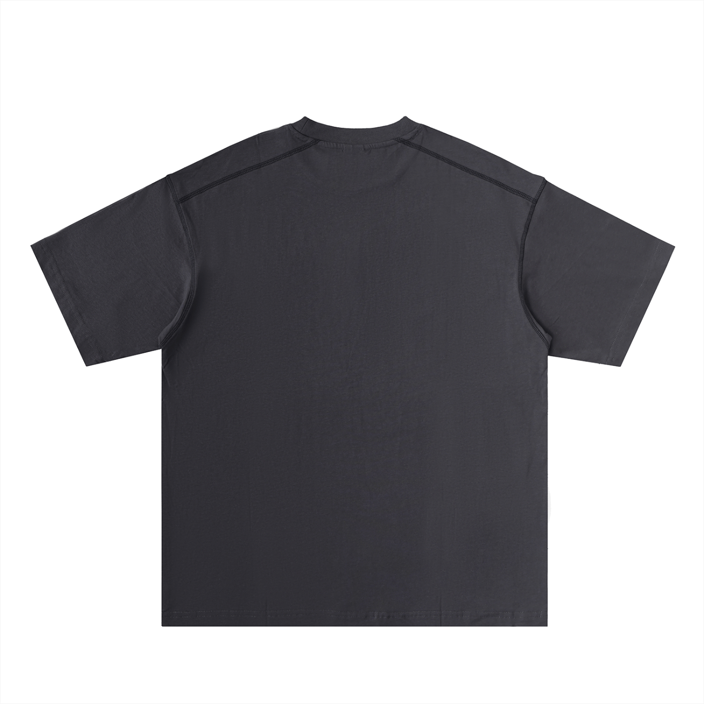 Oversized Contrast - Stitched Cotton Tee - Wolvyn Apparel