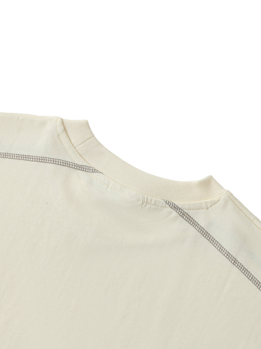 Oversized Contrast - Stitched Cotton Tee - Wolvyn Apparel