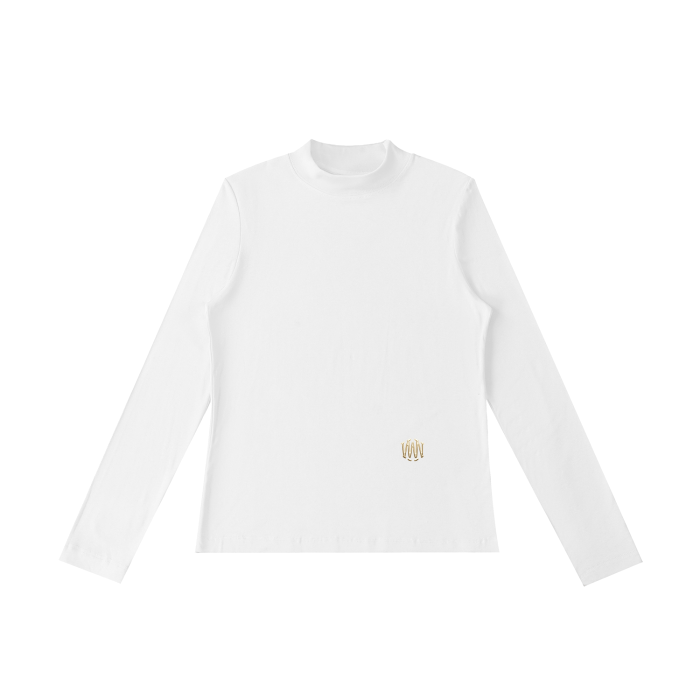 Rayon Spandex Mock Neck Tee - Wolvyn Apparel