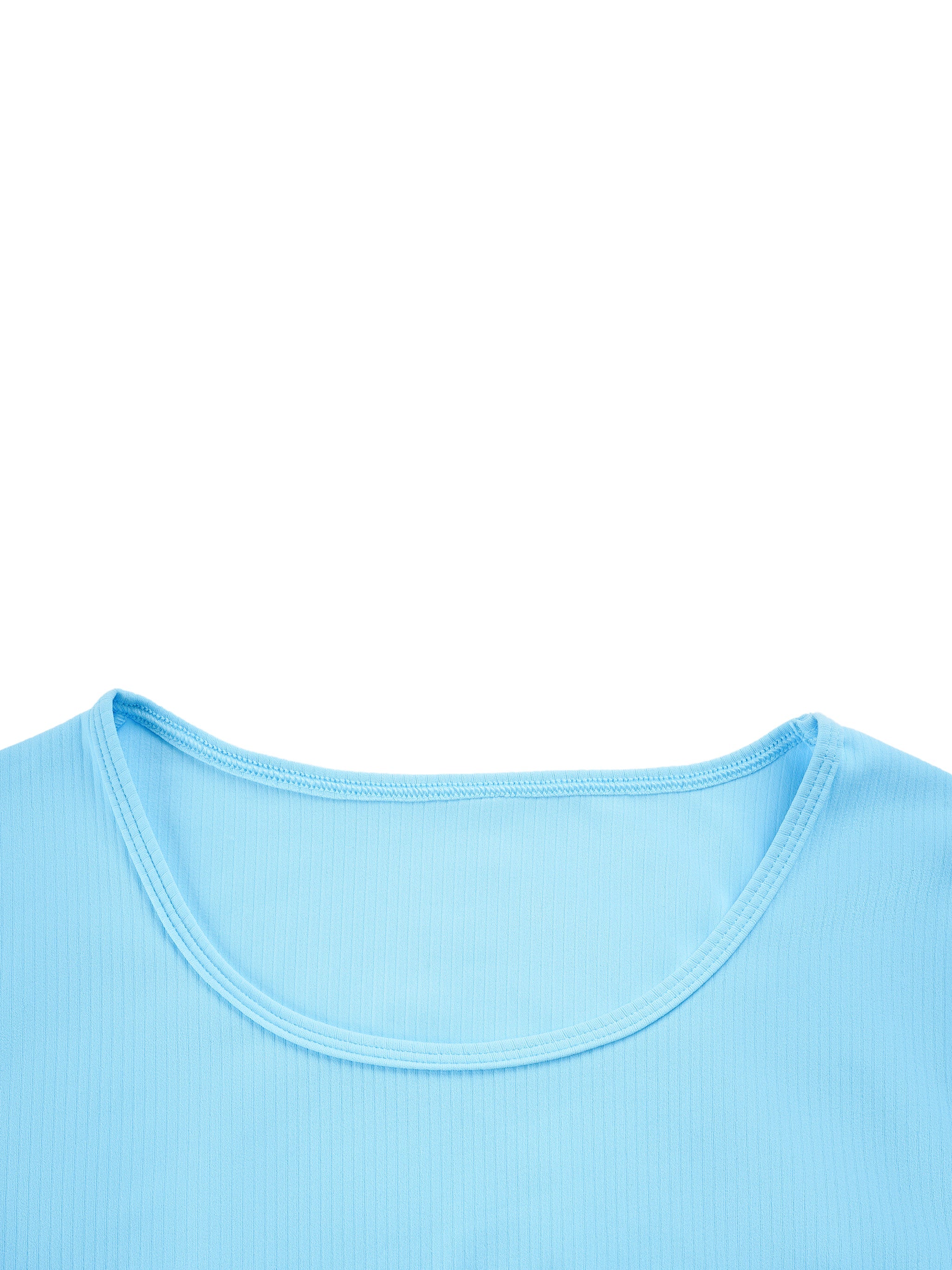 Ruched Nylon Spandex Crop Top - Wolvyn Apparel