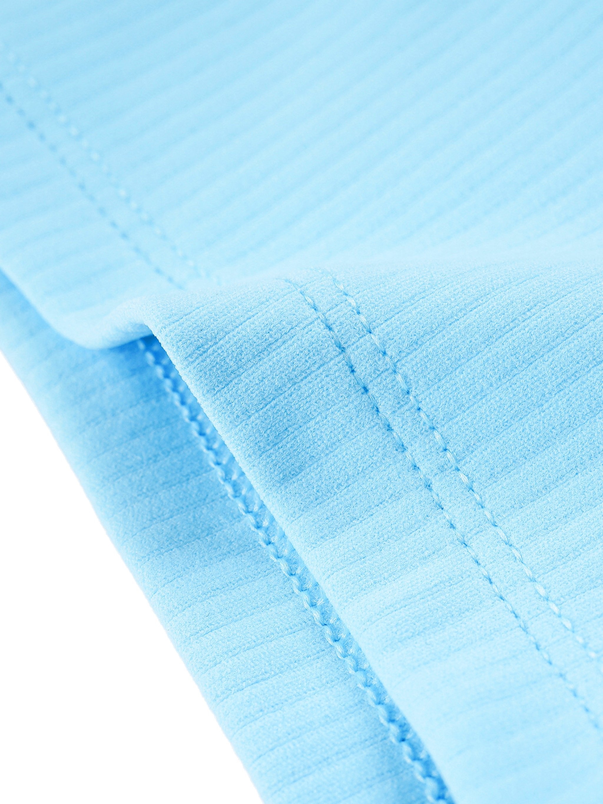 Ruched Nylon Spandex Crop Top - Wolvyn Apparel