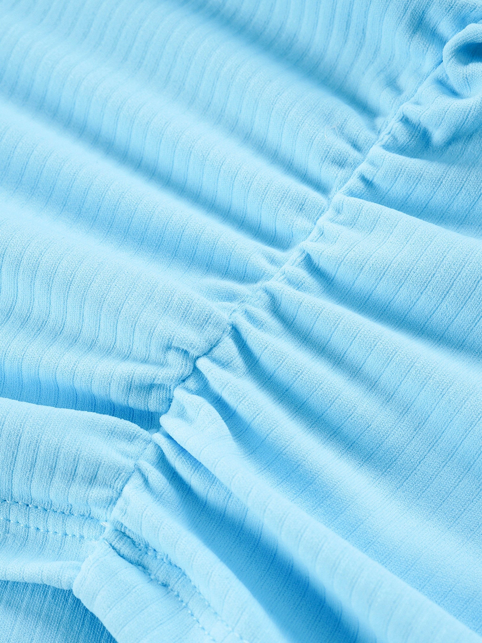 Ruched Nylon Spandex Crop Top - Wolvyn Apparel