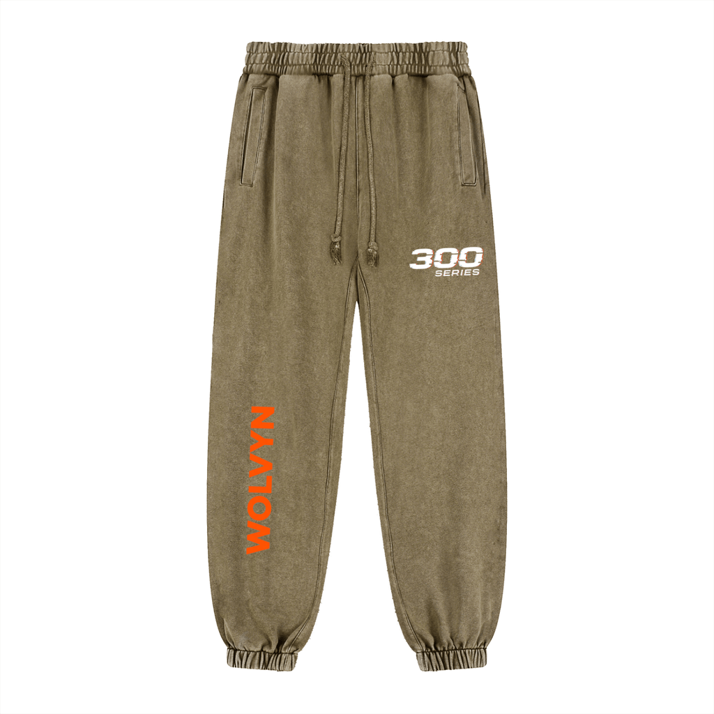 Snow Wash Heavyweight Jogged Sweatpants - Wolvyn Apparel