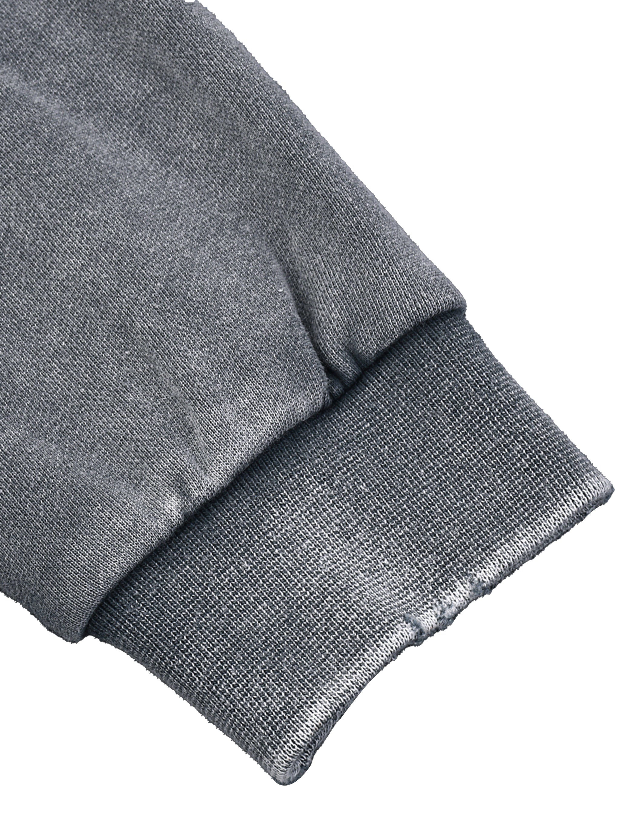 Snow Washed Raw Edge Cropped Sweatshirt - Wolvyn Apparel