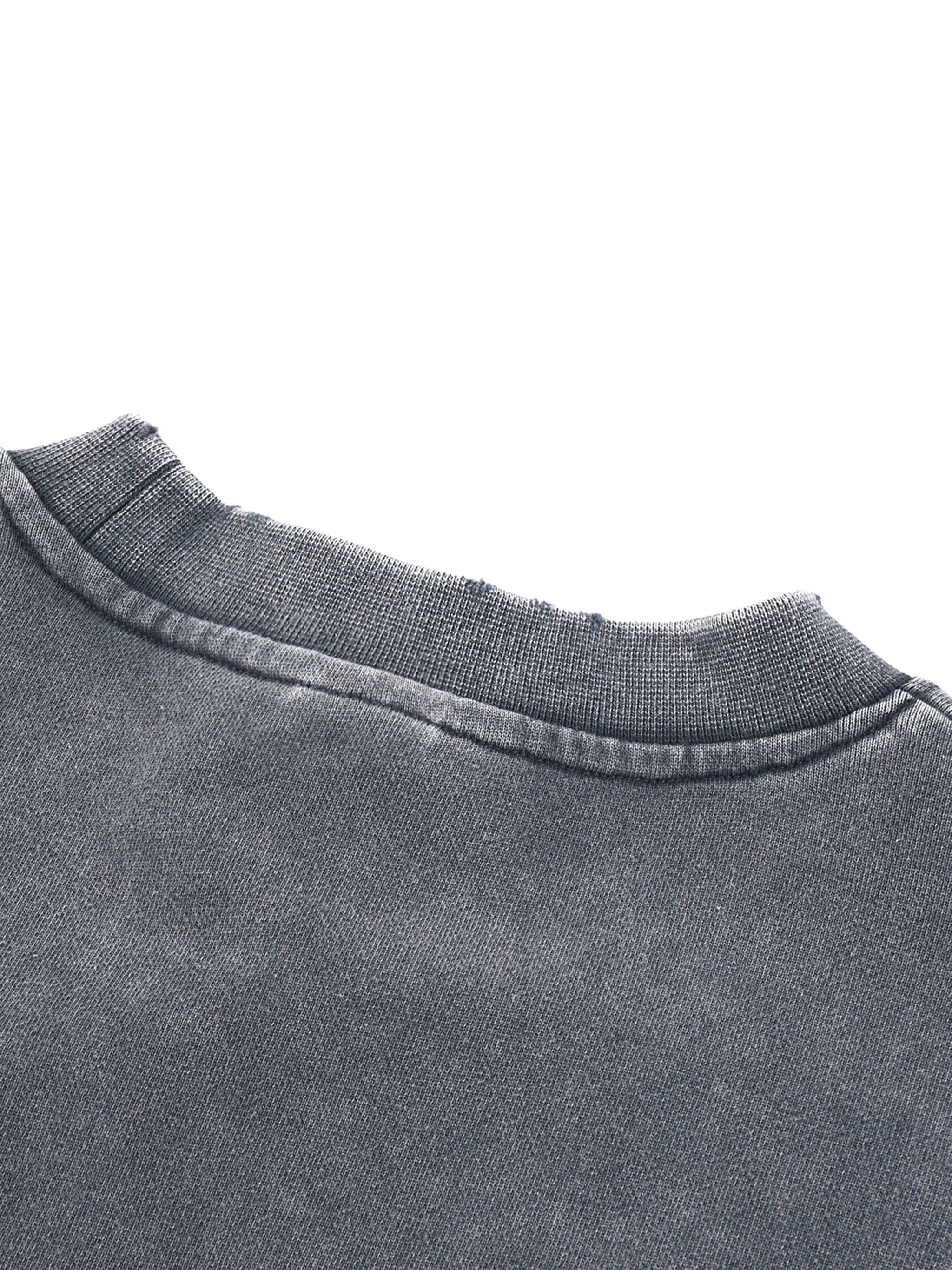 Snowwash Crop Sweatshirt - Wolvyn Apparel