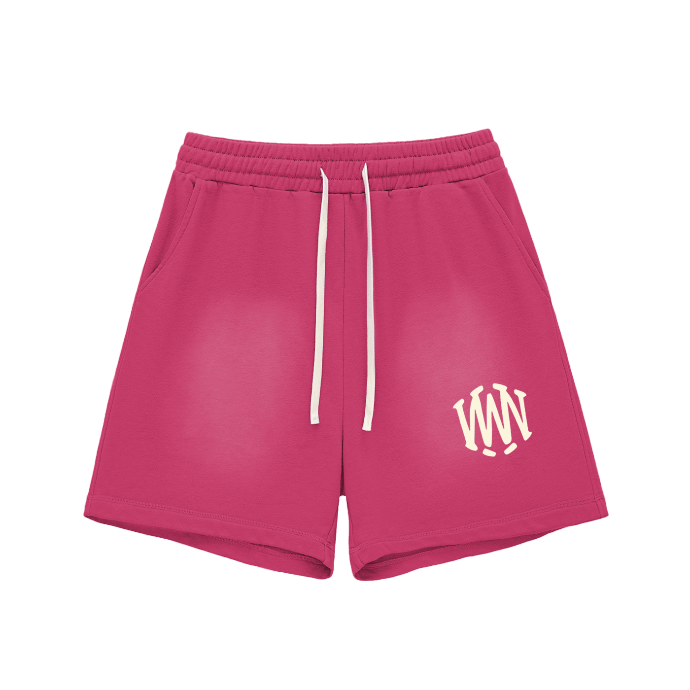 Sun Fade Raw Edge Cotton Shorts - Wolvyn Apparel