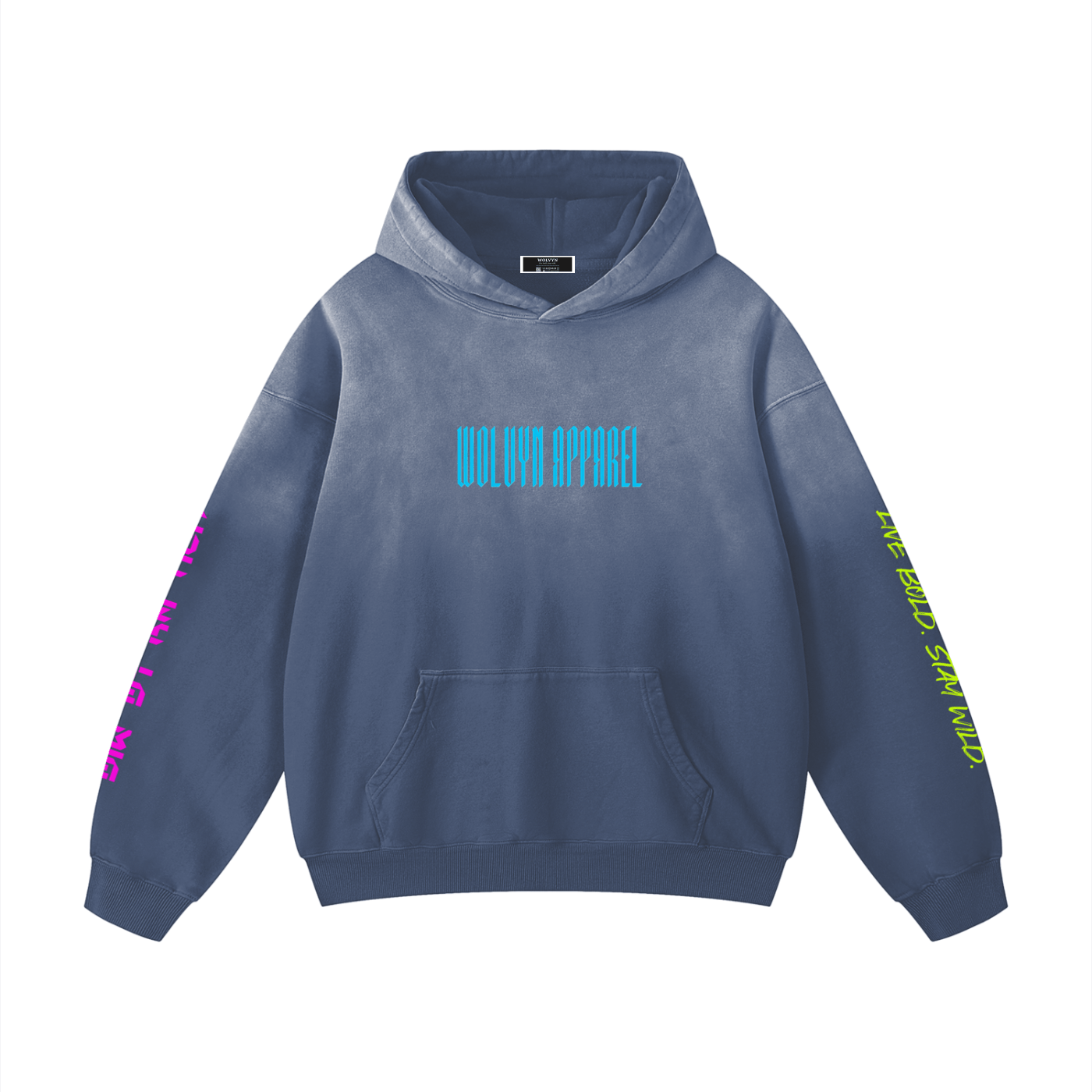 Sunfade Cotton Oversize Hoodie - Wolvyn Apparel